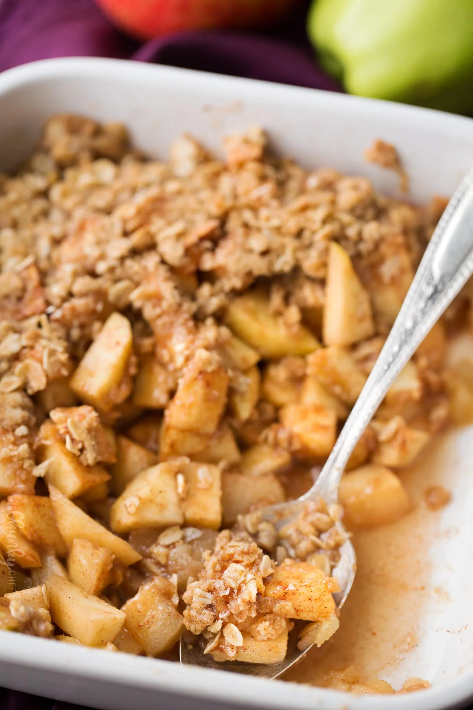 Easy Southern Fried Apple Crisp