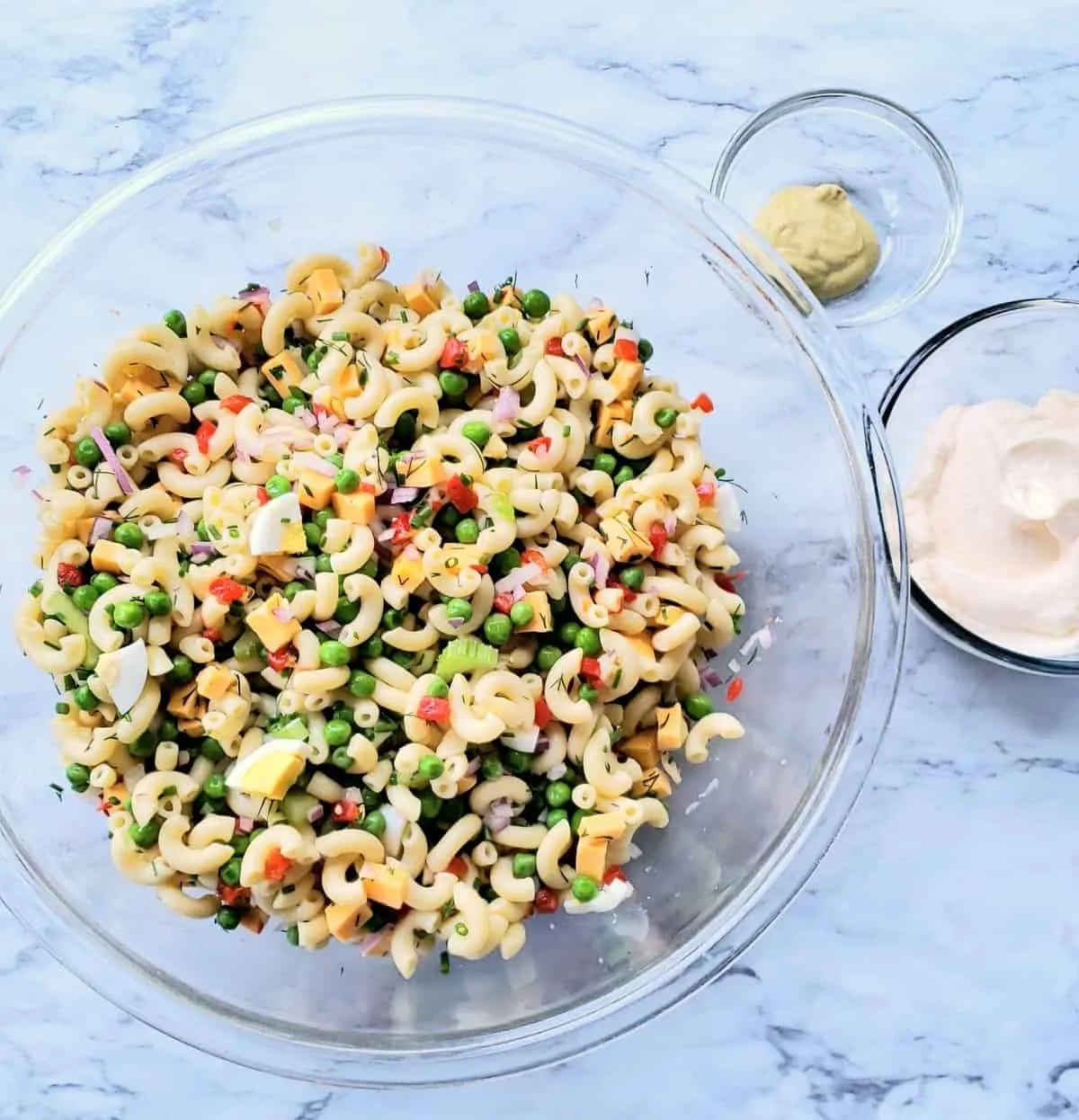 Easy Southern Macaroni Salad with Shortcuts