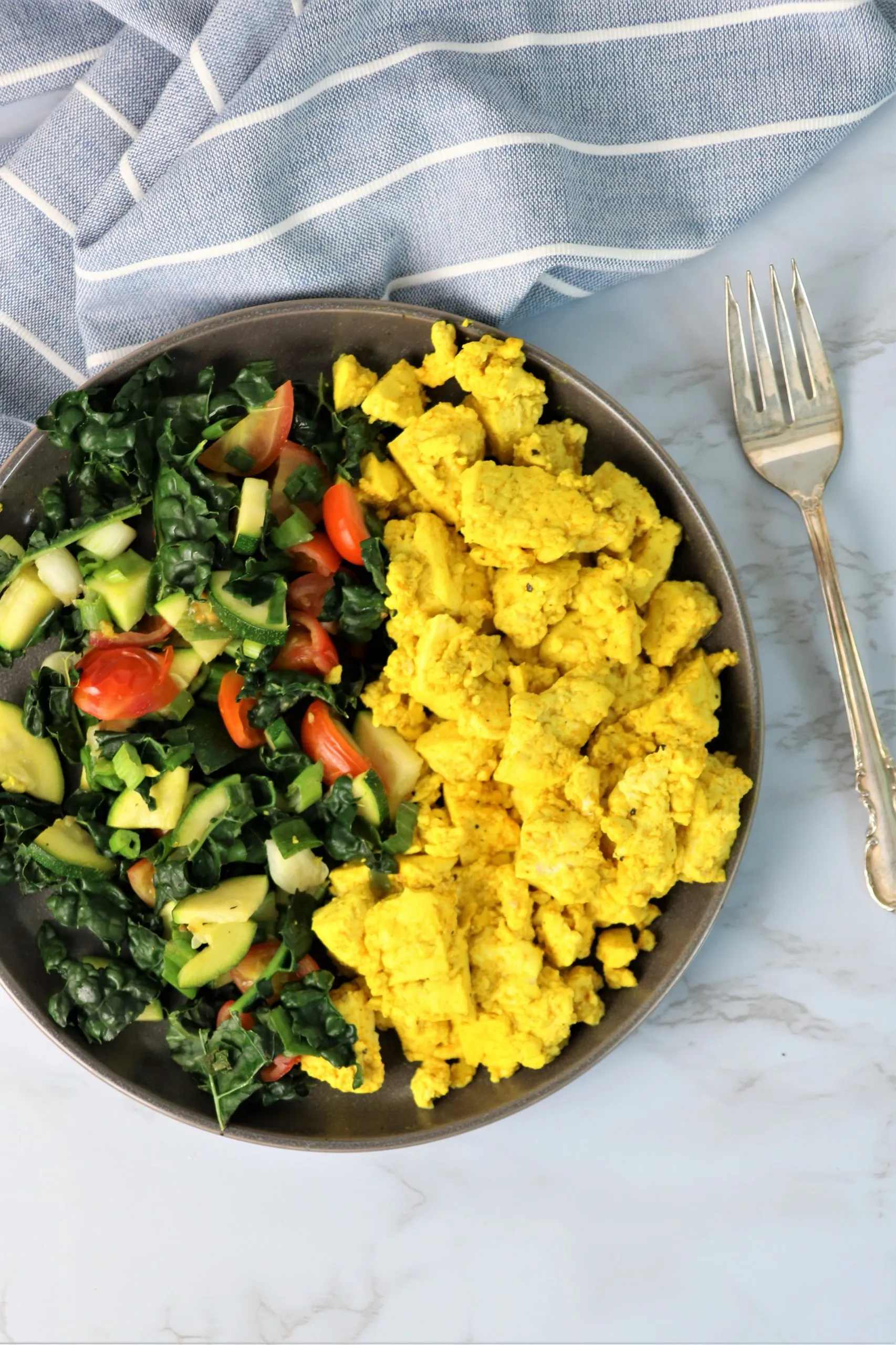 Easy Spiced Tofu Scramble