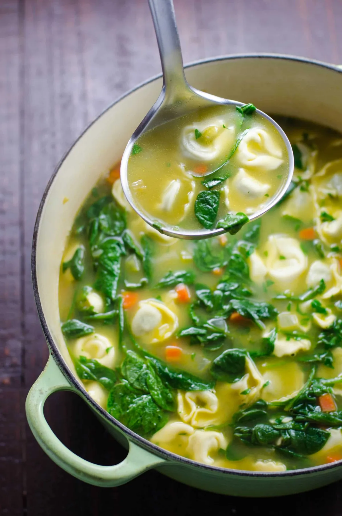 Easy Tortellini Spinach Soup