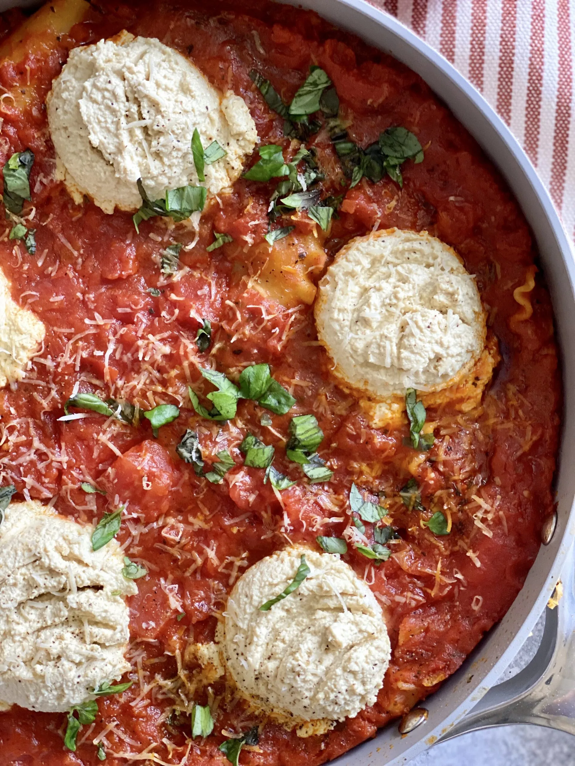 Easy Vegan Skillet Lasagna