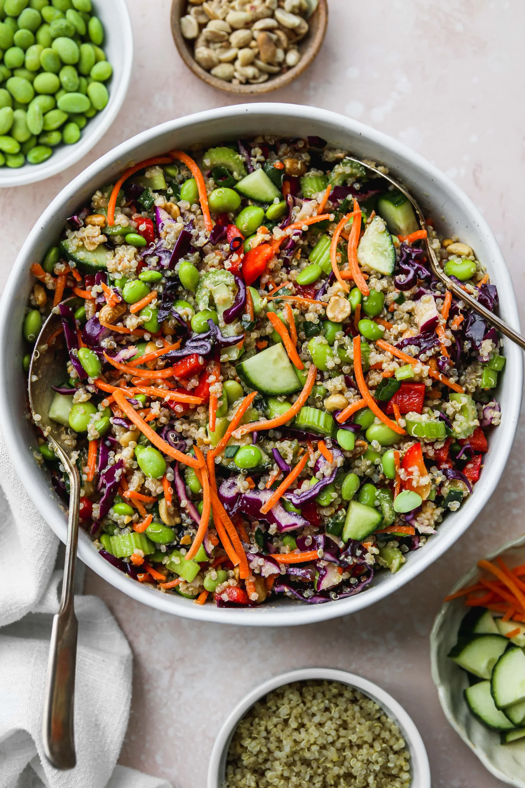 Edamame Salad with Quinoa