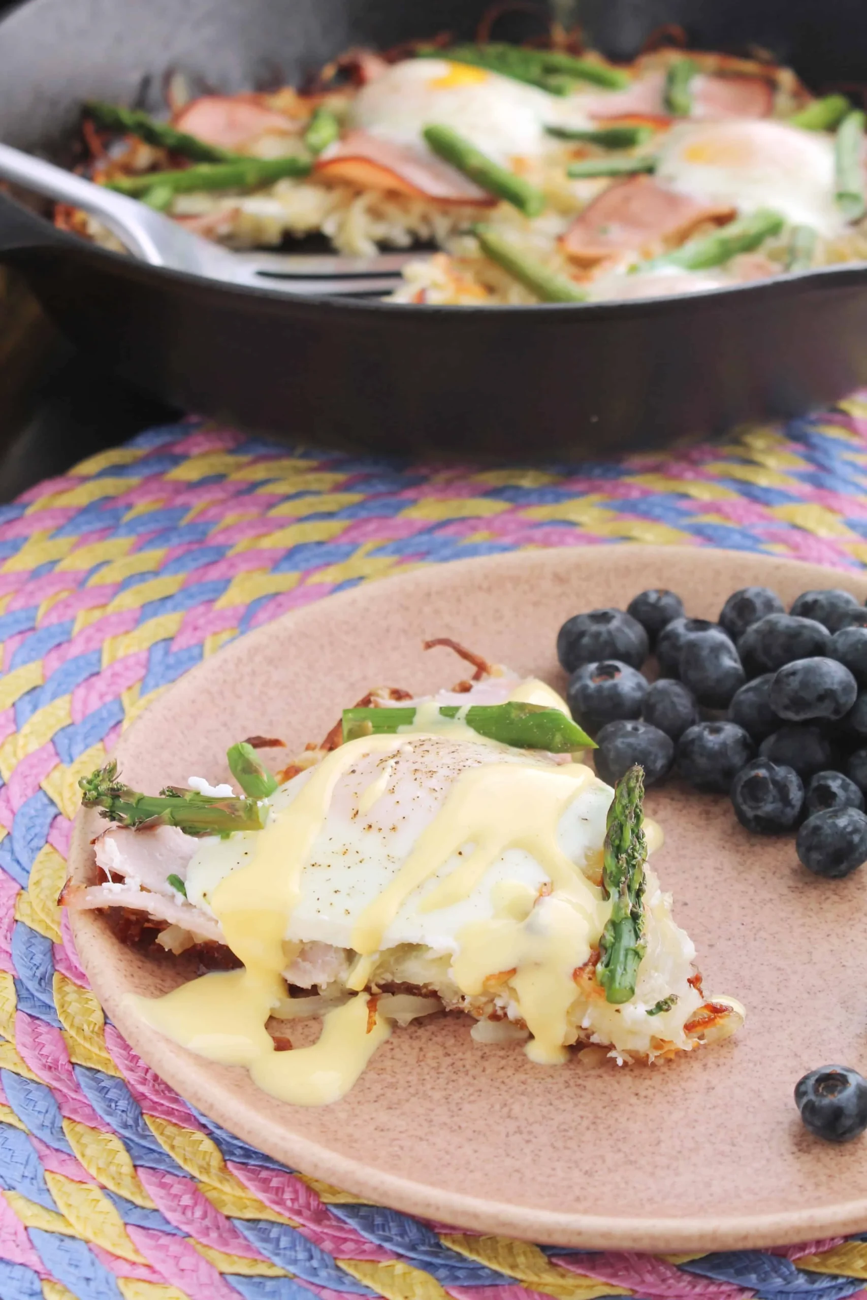 Eggs Benedict Breakfast Pizza