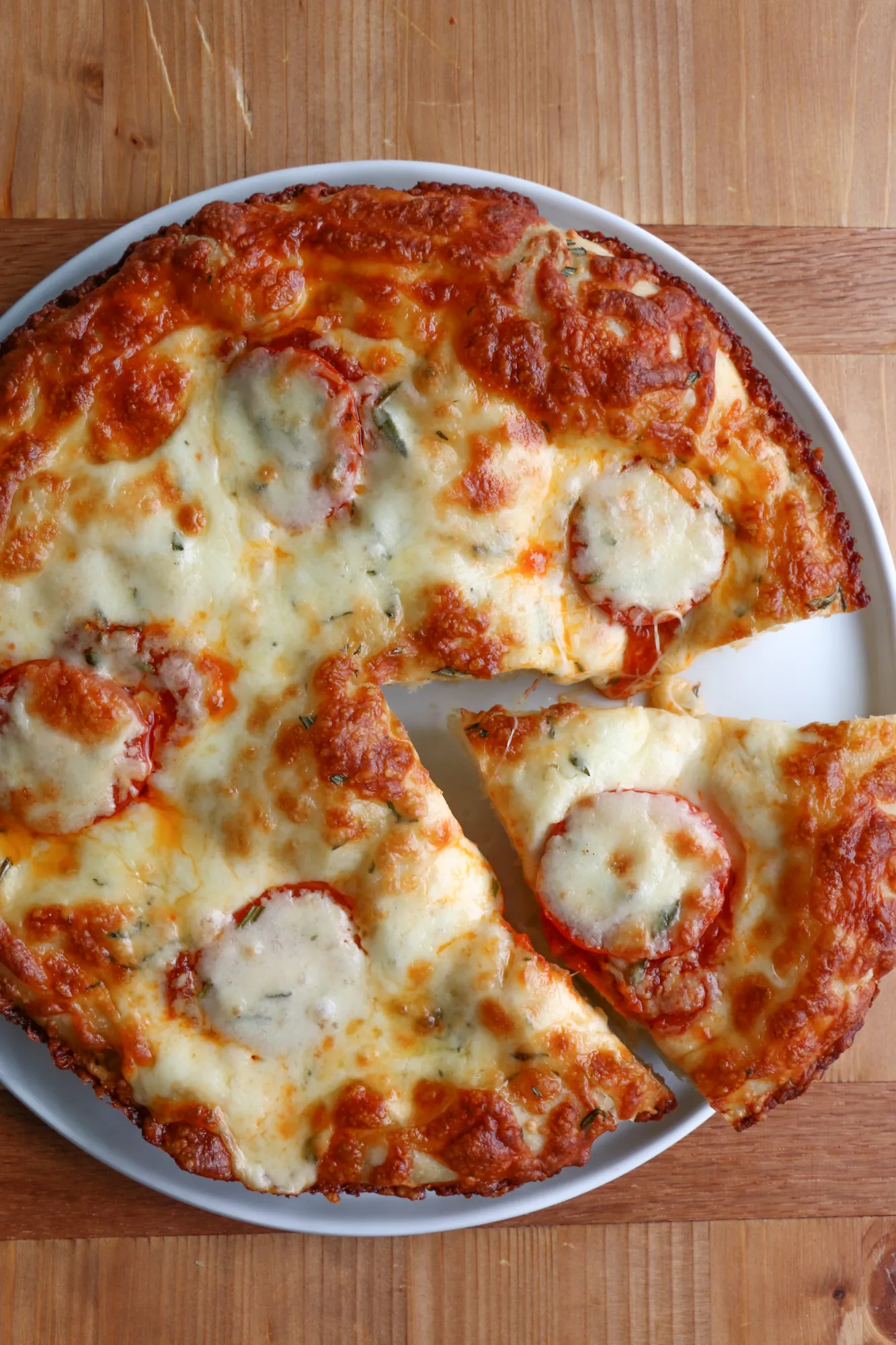 Extra Crispy Cheese Pan Pizza