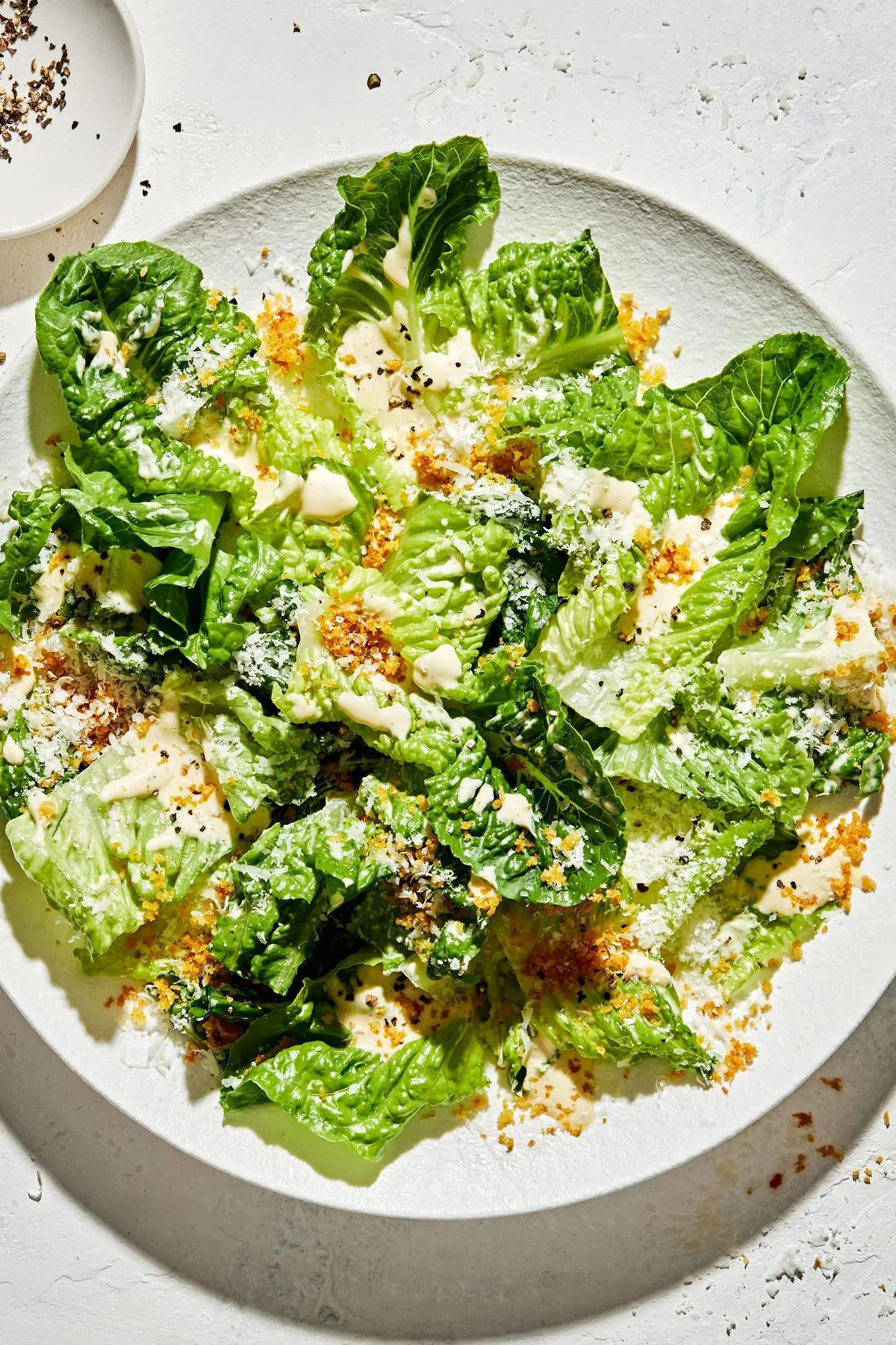Eye of Round Caesar Salad