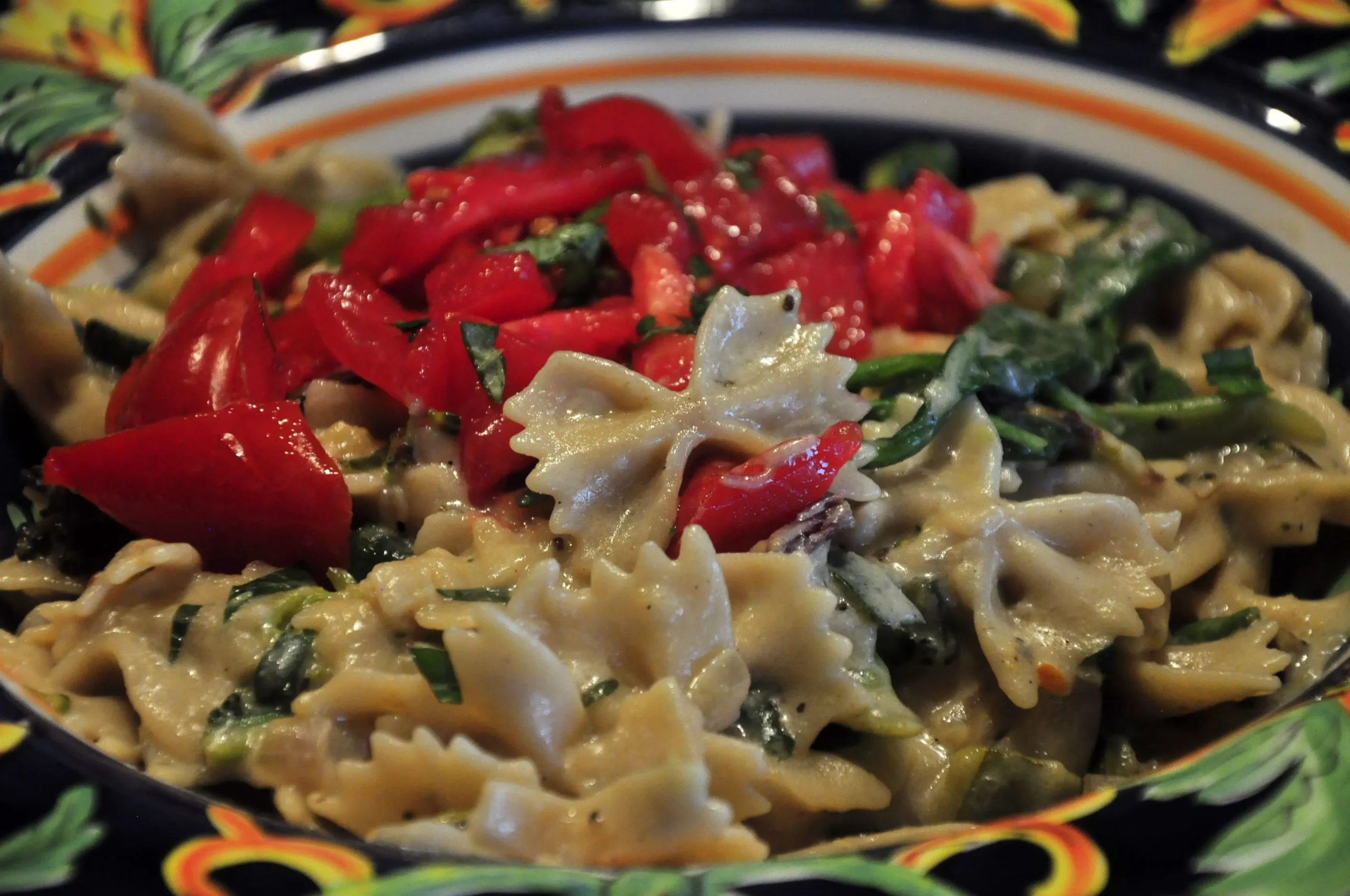 Farfalle Bean Breakfast Pasta