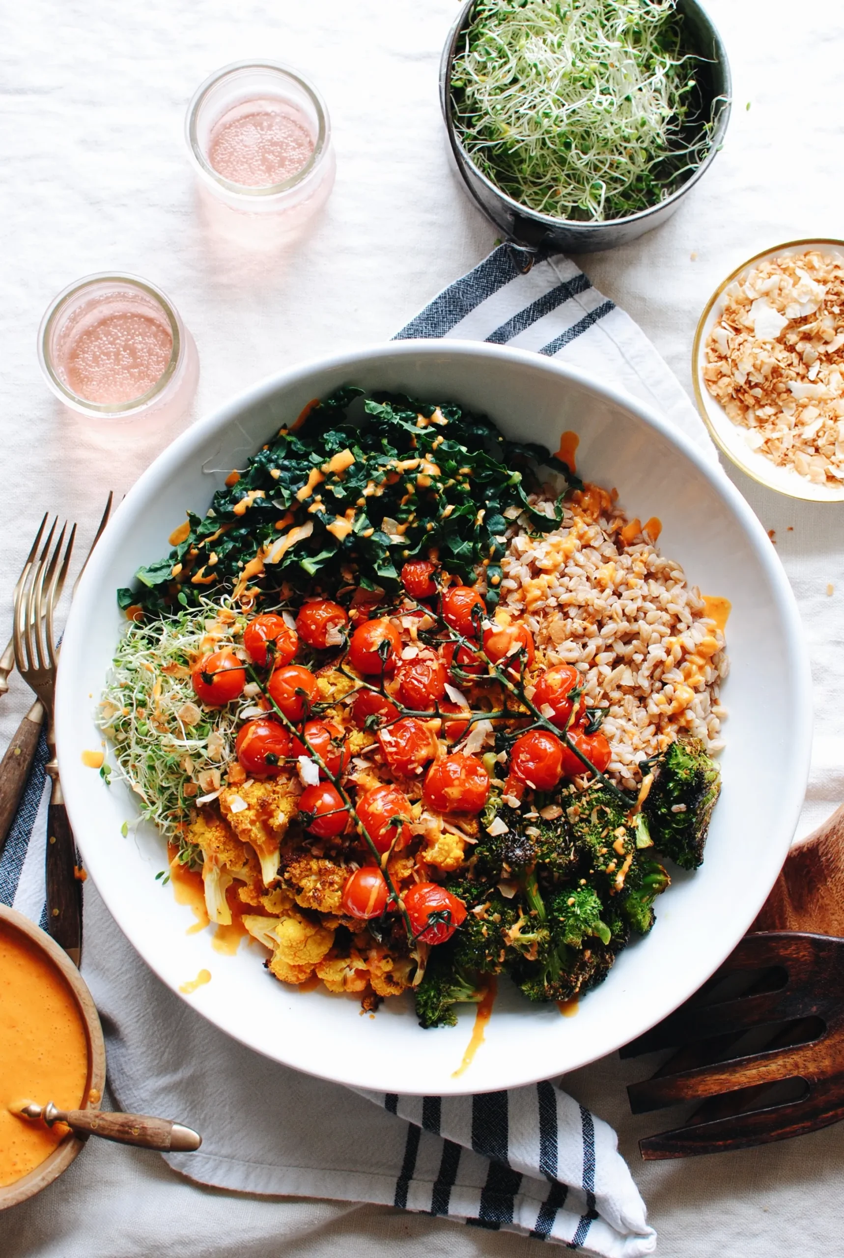 Farro Roasted Vegetable Grain Bowl