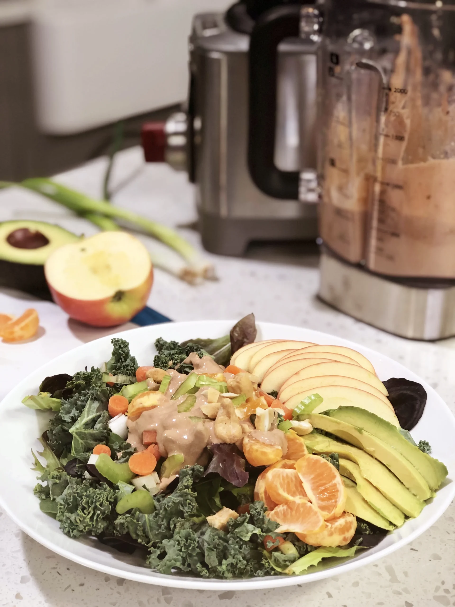 Fast Cashew Coconut Salad Dressing