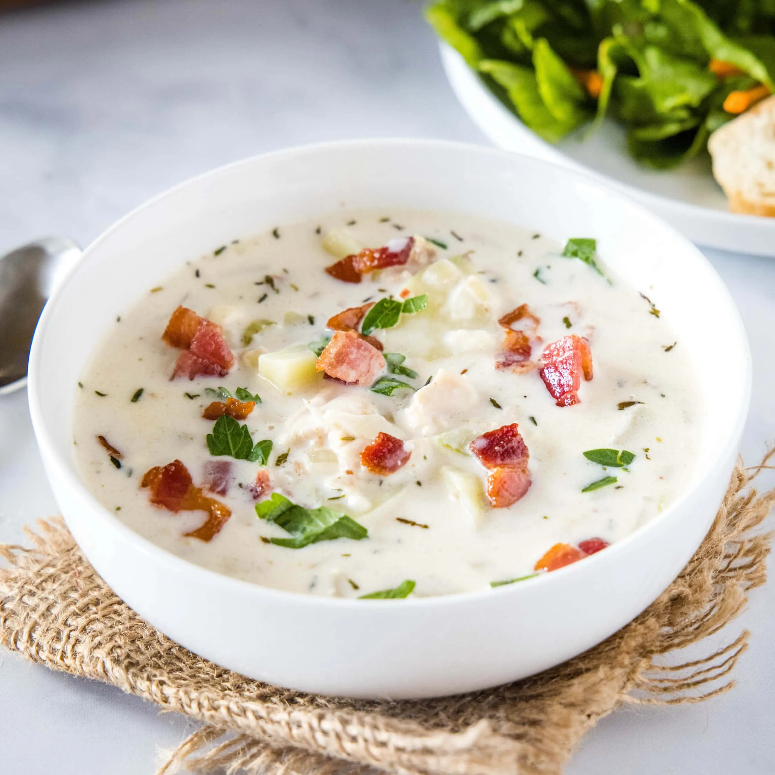 Fast and Fit Clam Chowder