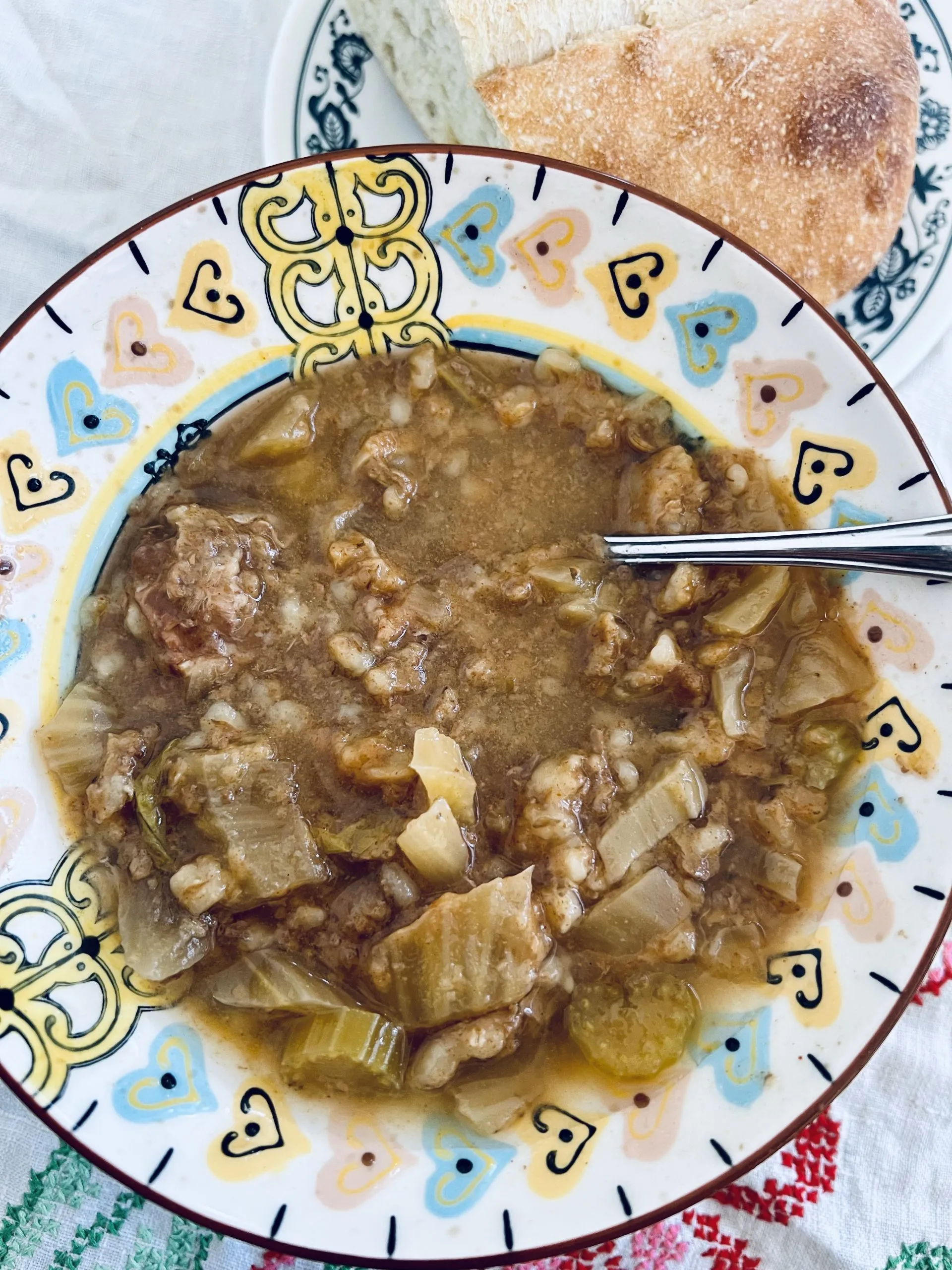 Fennel Bean and Barley Soup