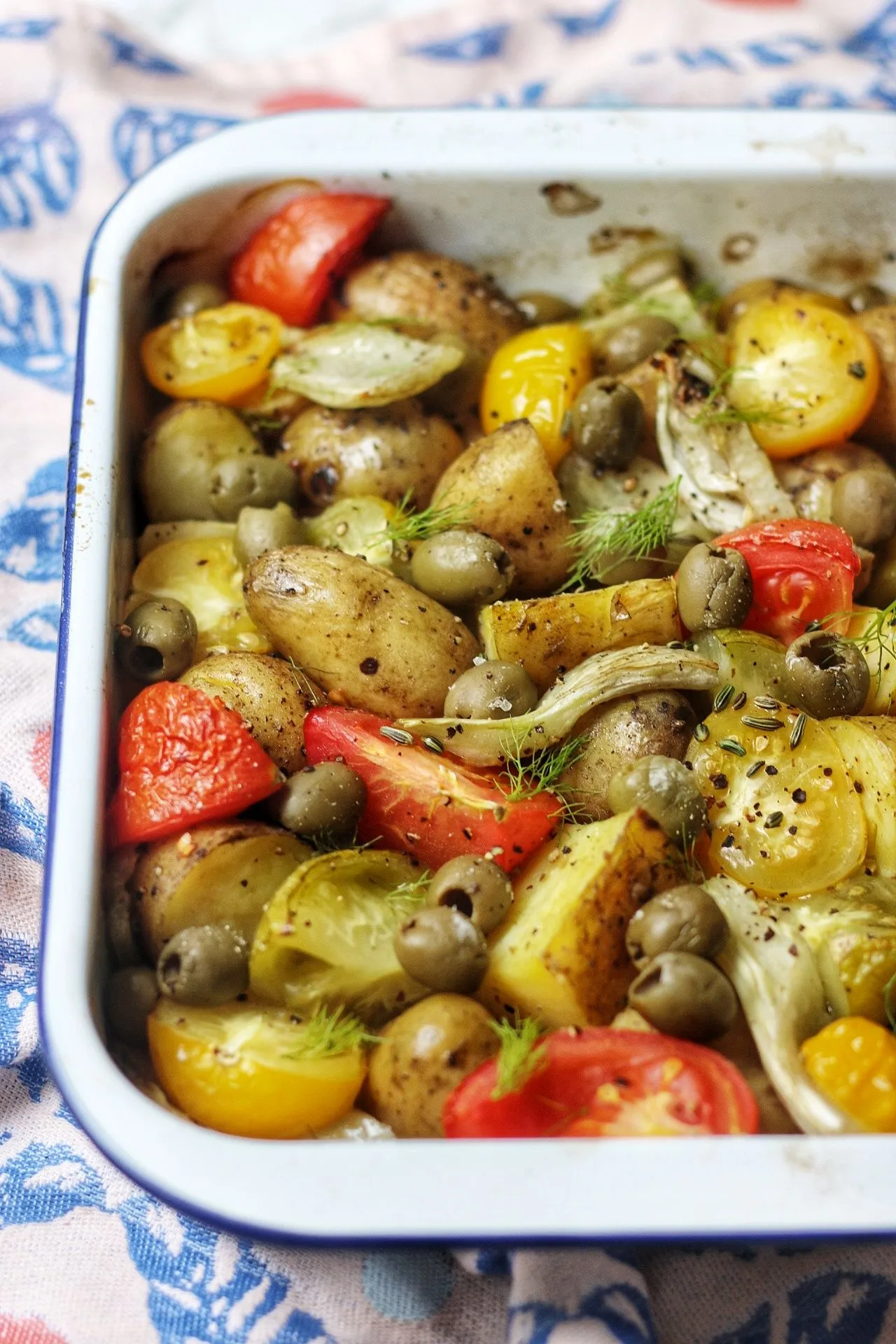 Fennel Mania Fennel Crusted Potatoes