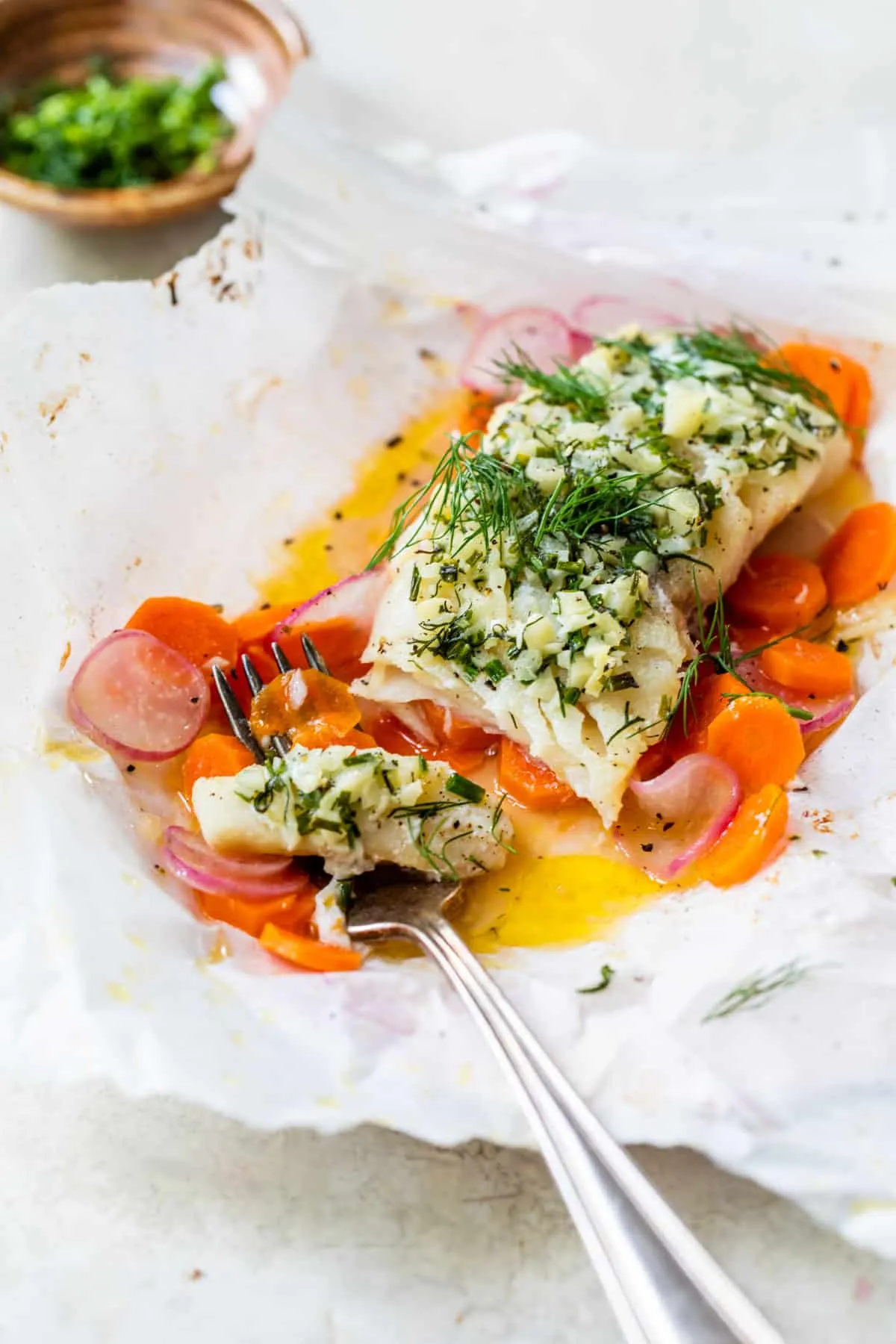 Fish en Papillote (Fish in Parchment)
