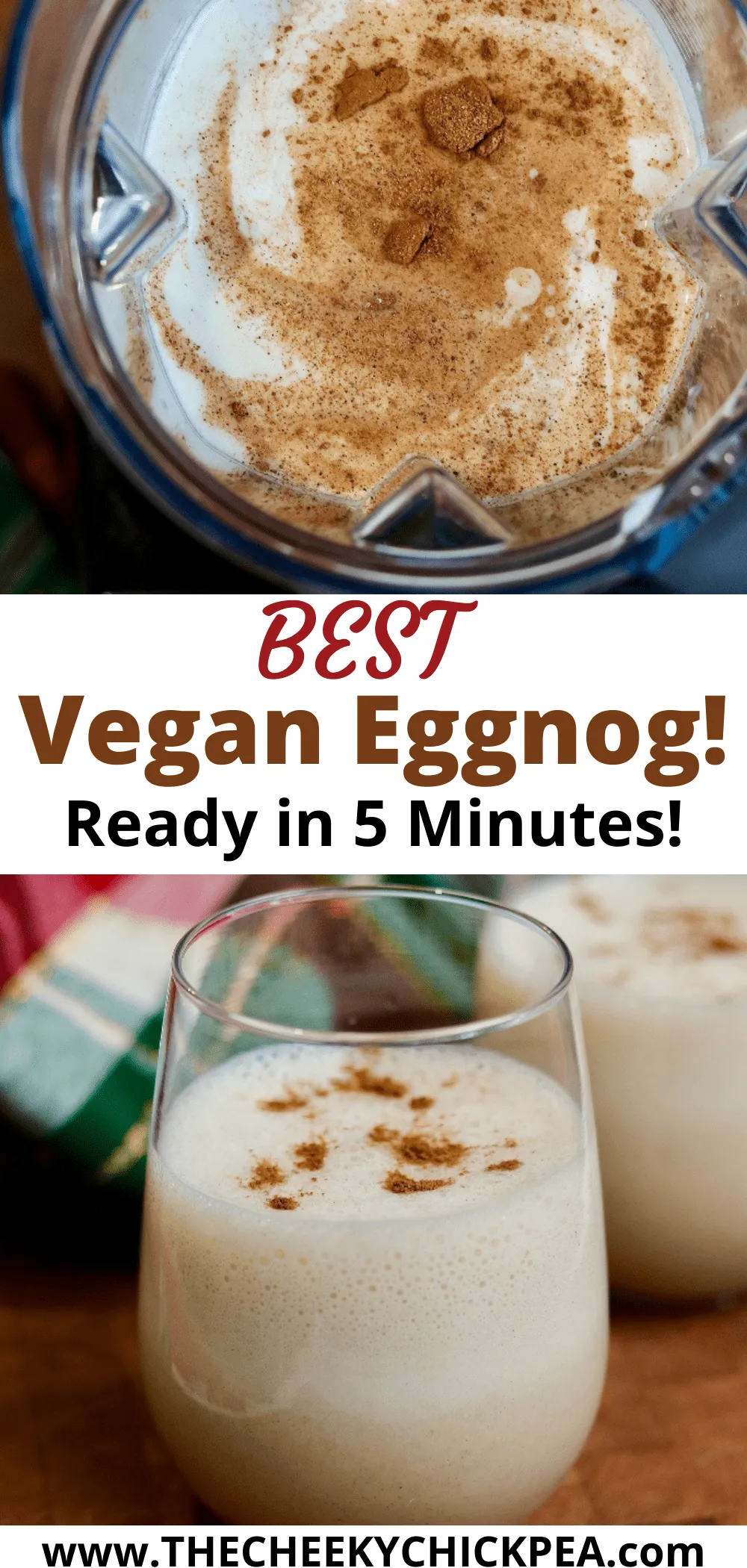 Five Minute High Raw Vegan Eggnog