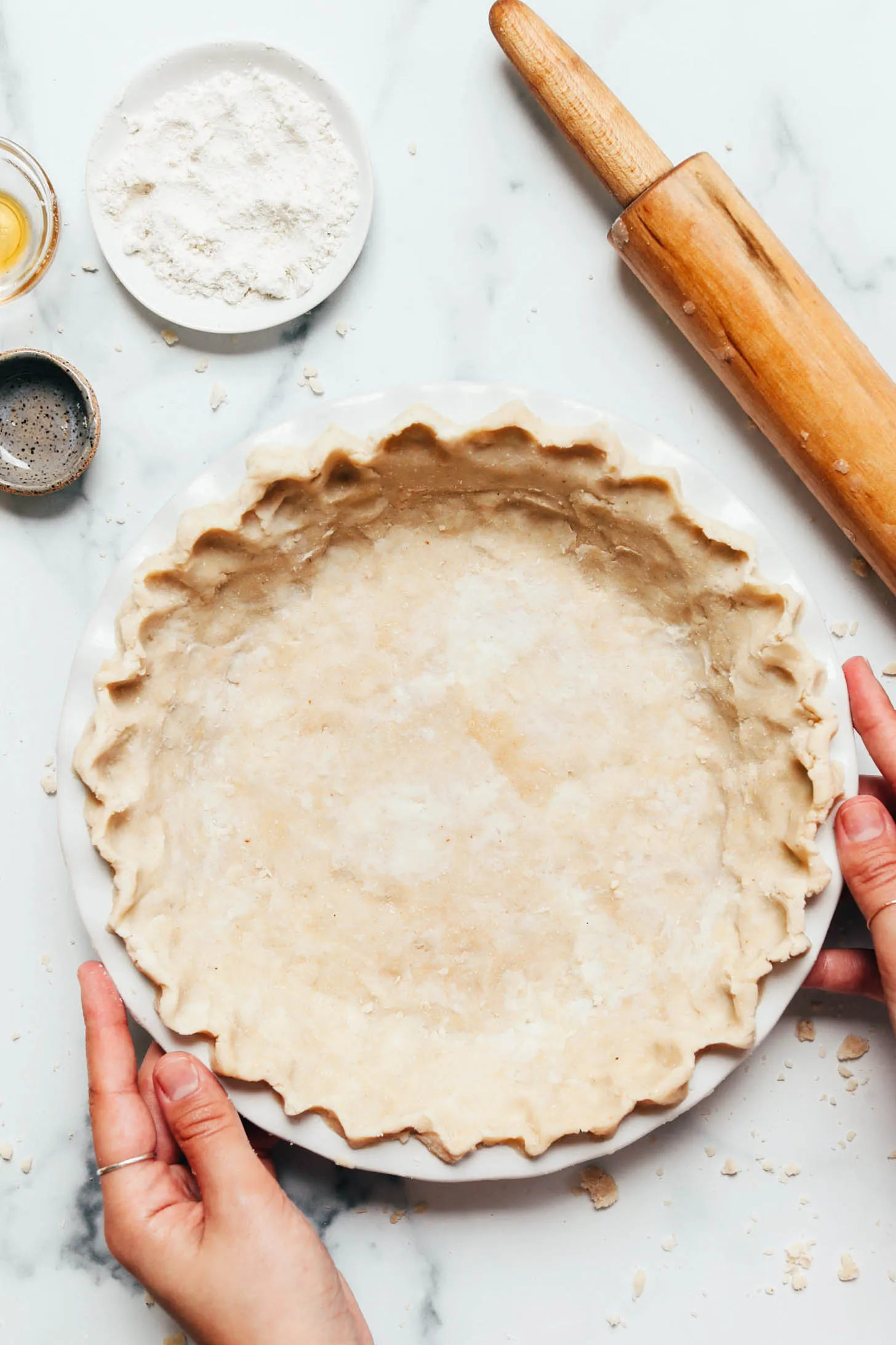 Flaky Gluten Free Pie Crust Vegan