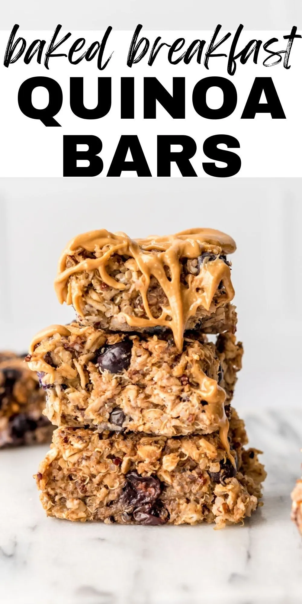 Flourless Banana Quinoa Breakfast Bars