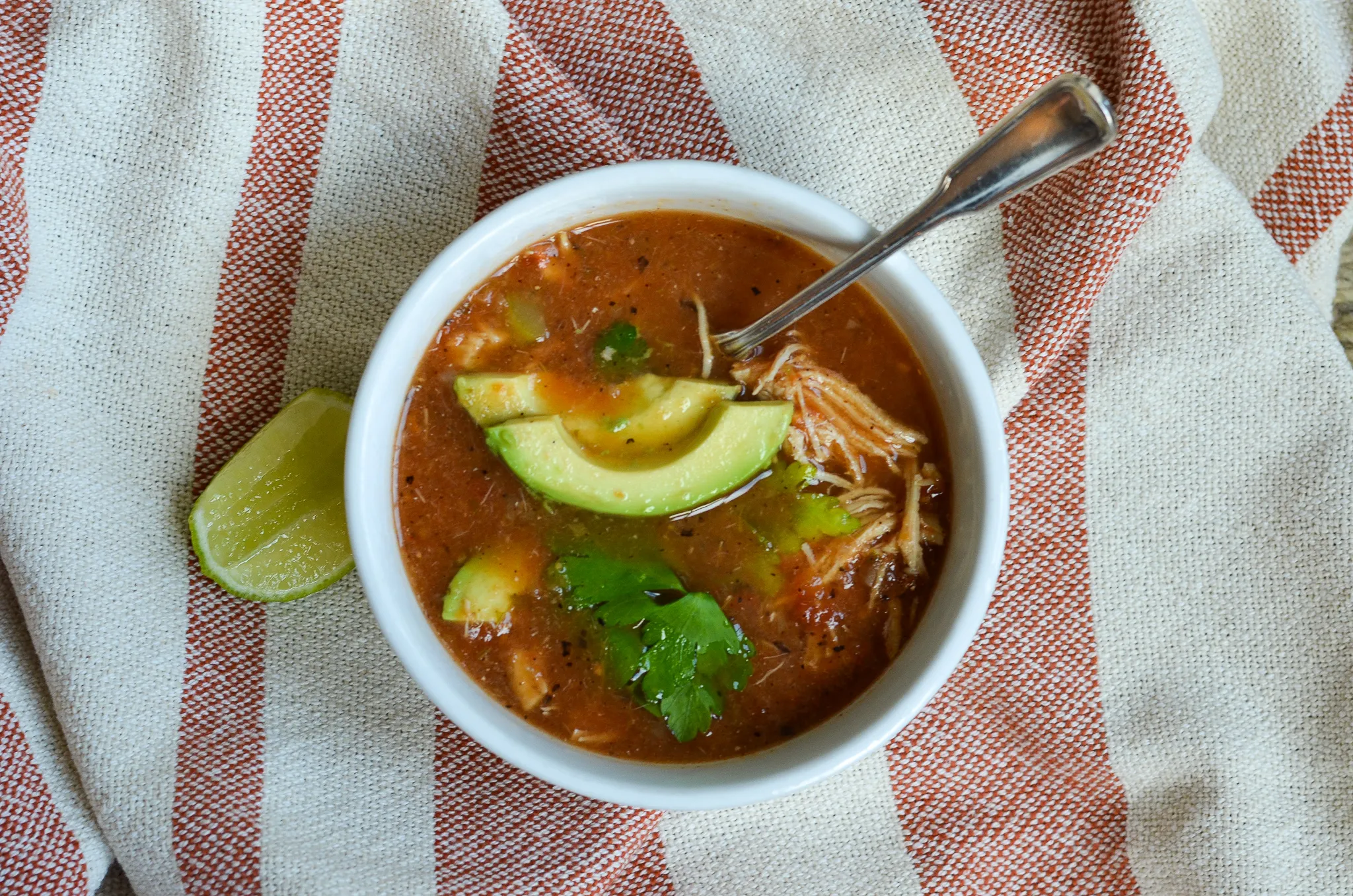 Freezer Chicken Tortilla Less Soup