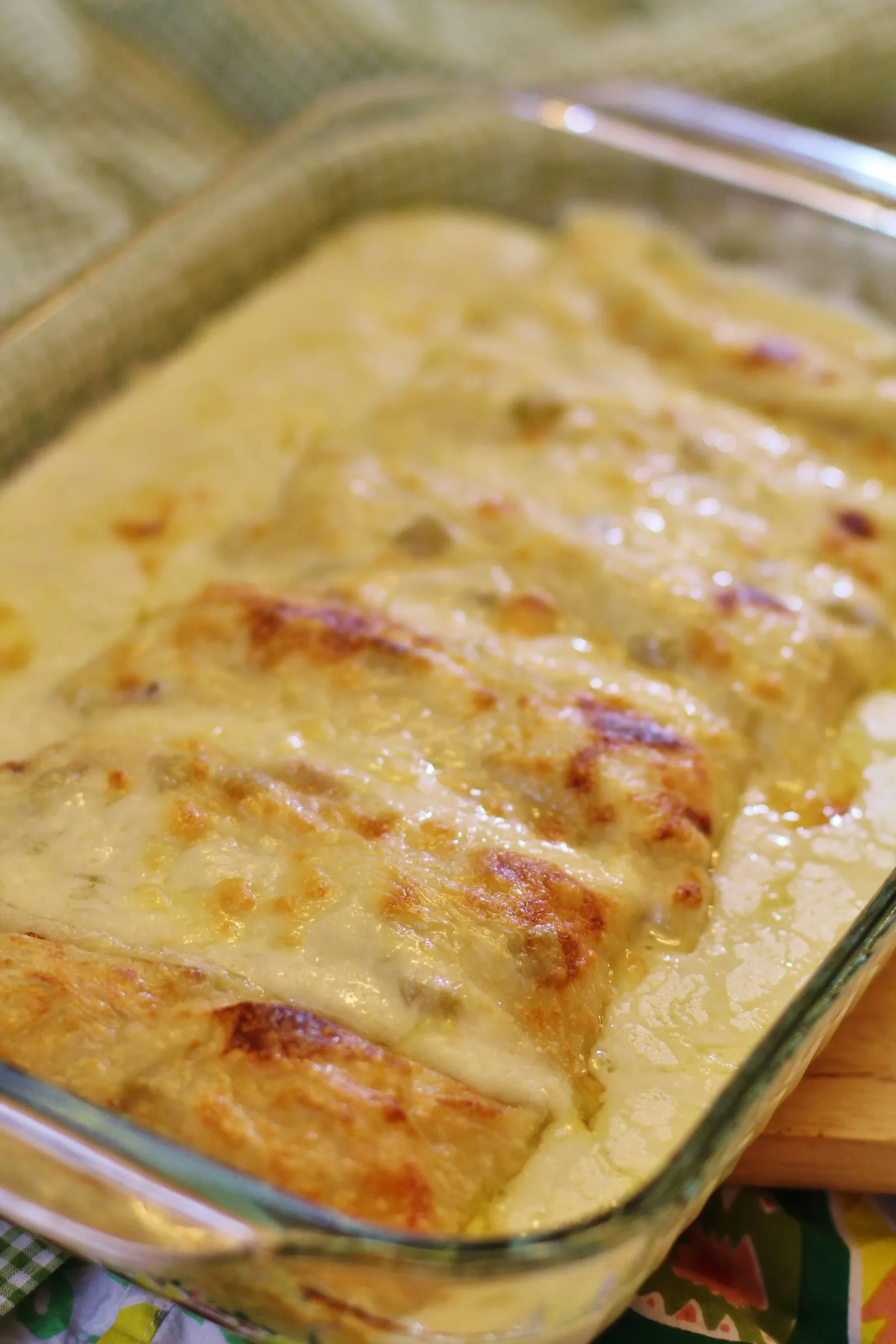 Freezer White Chicken Enchiladas