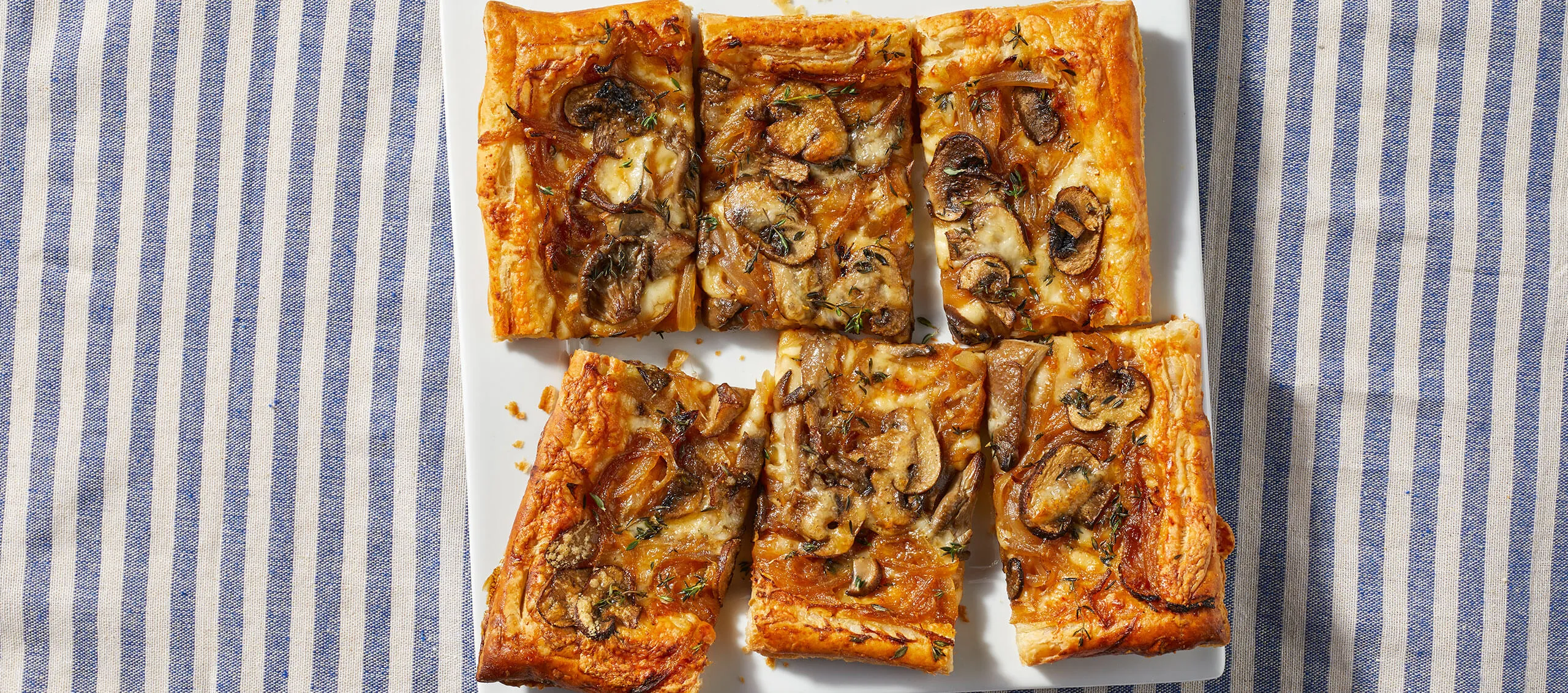French Onion Mushroom Tart