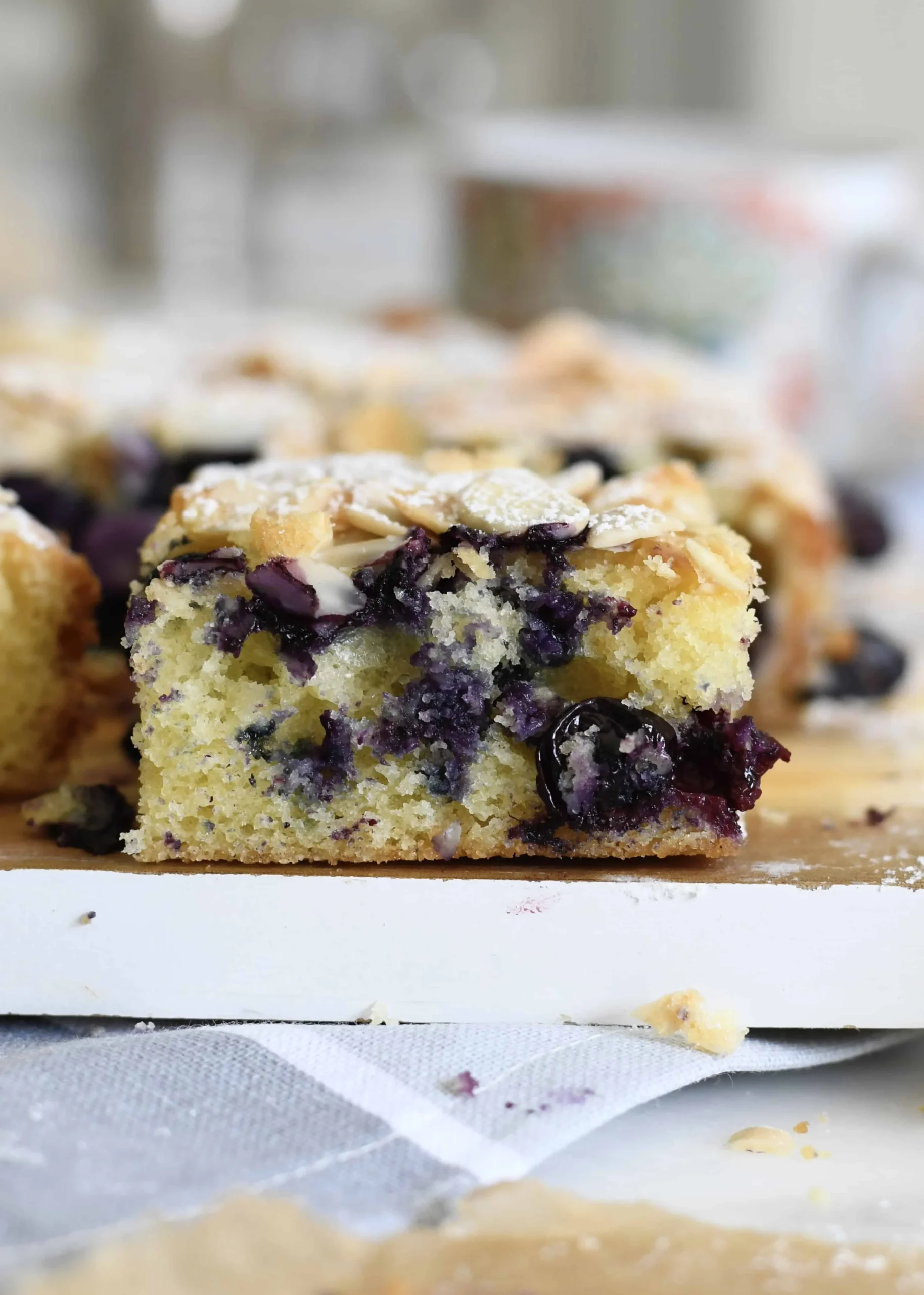 Fresh Blueberry Almond Torte