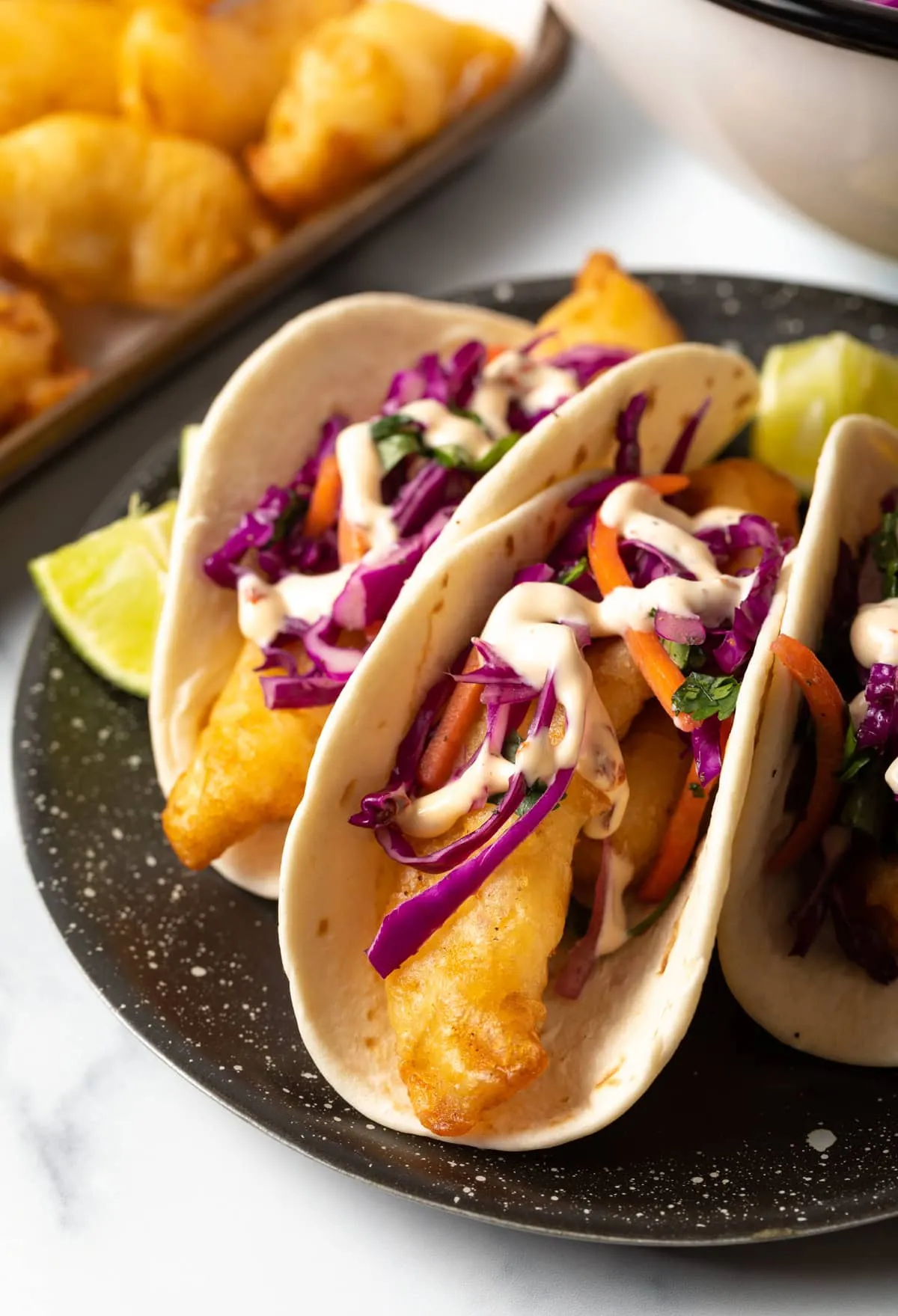 Fresh Delicious Baja Fish Tacos