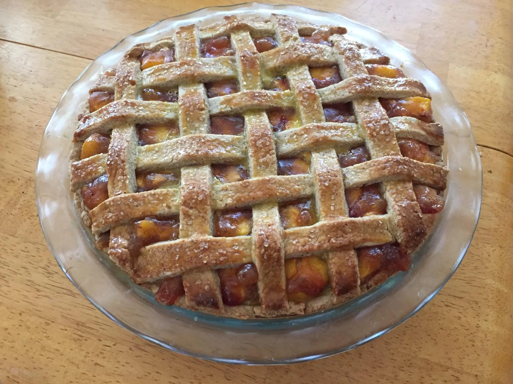 Fresh Peach Pie with Brown Butter and Bourbon