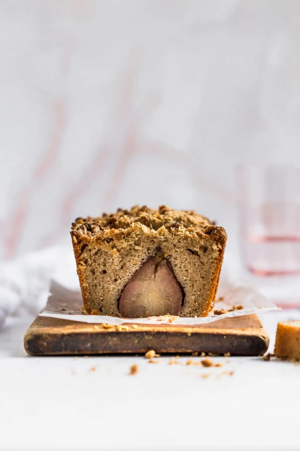 Fresh Pear Cake with Crumb Topping