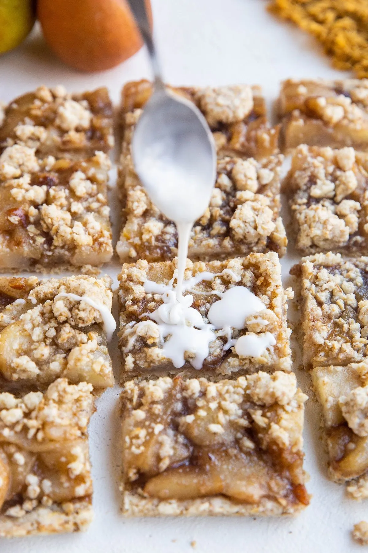Fresh Pear Pie Bars