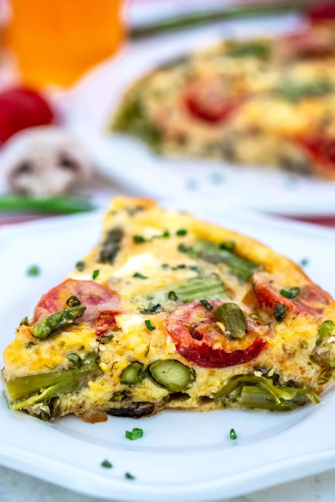 Frittata with Pasta and Asparagus