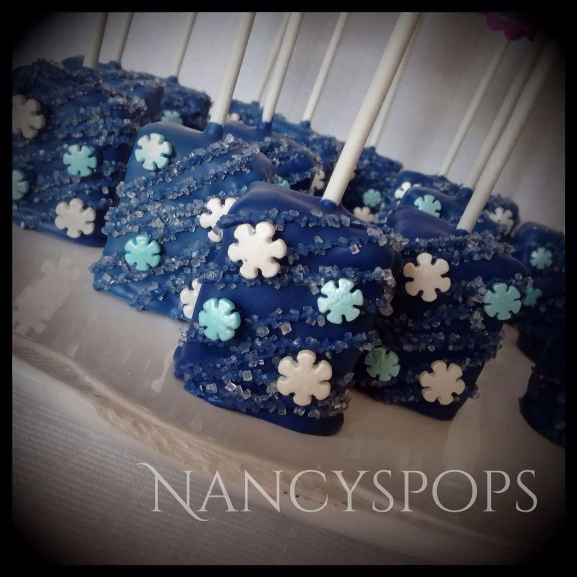 Frozen Anna Rice Krispie Treats