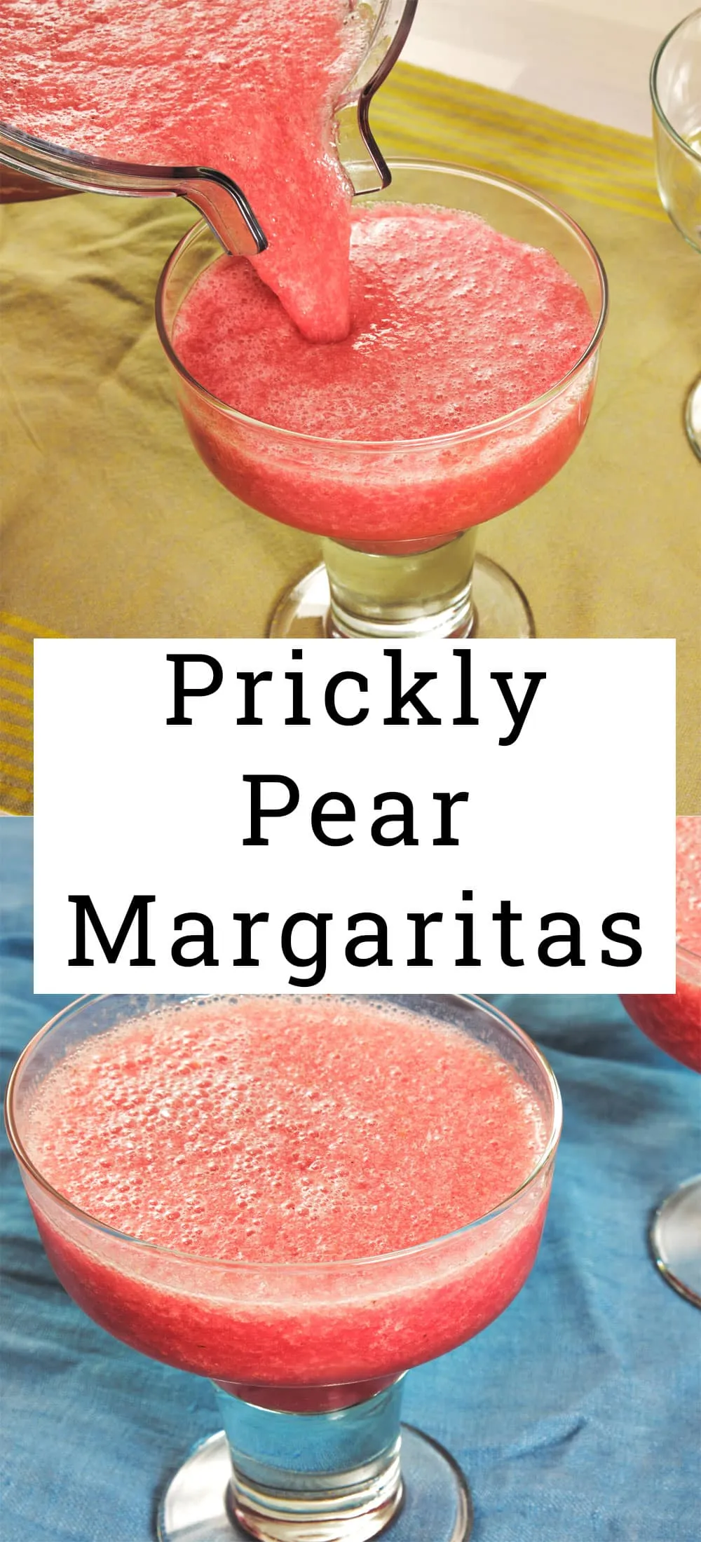 Frozen Prickly Pear Margaritas