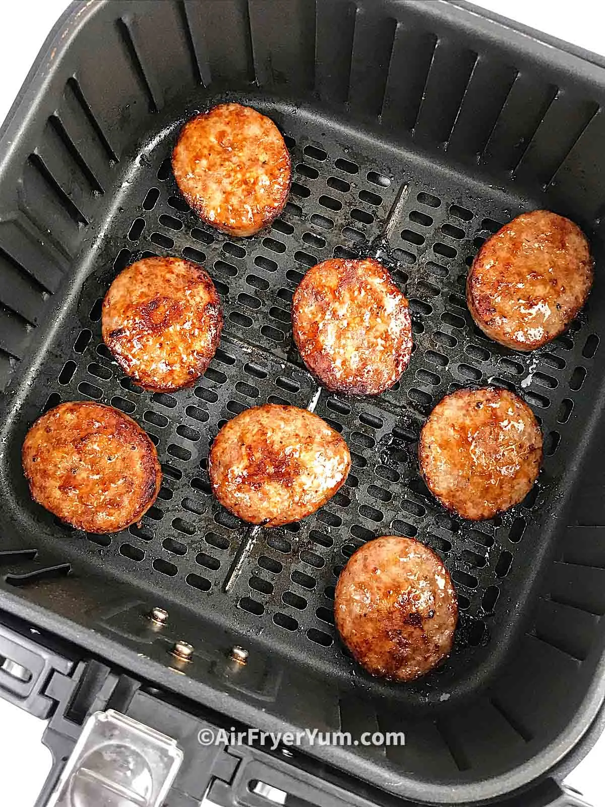 Frozen Sausage Patties in Air Fryer