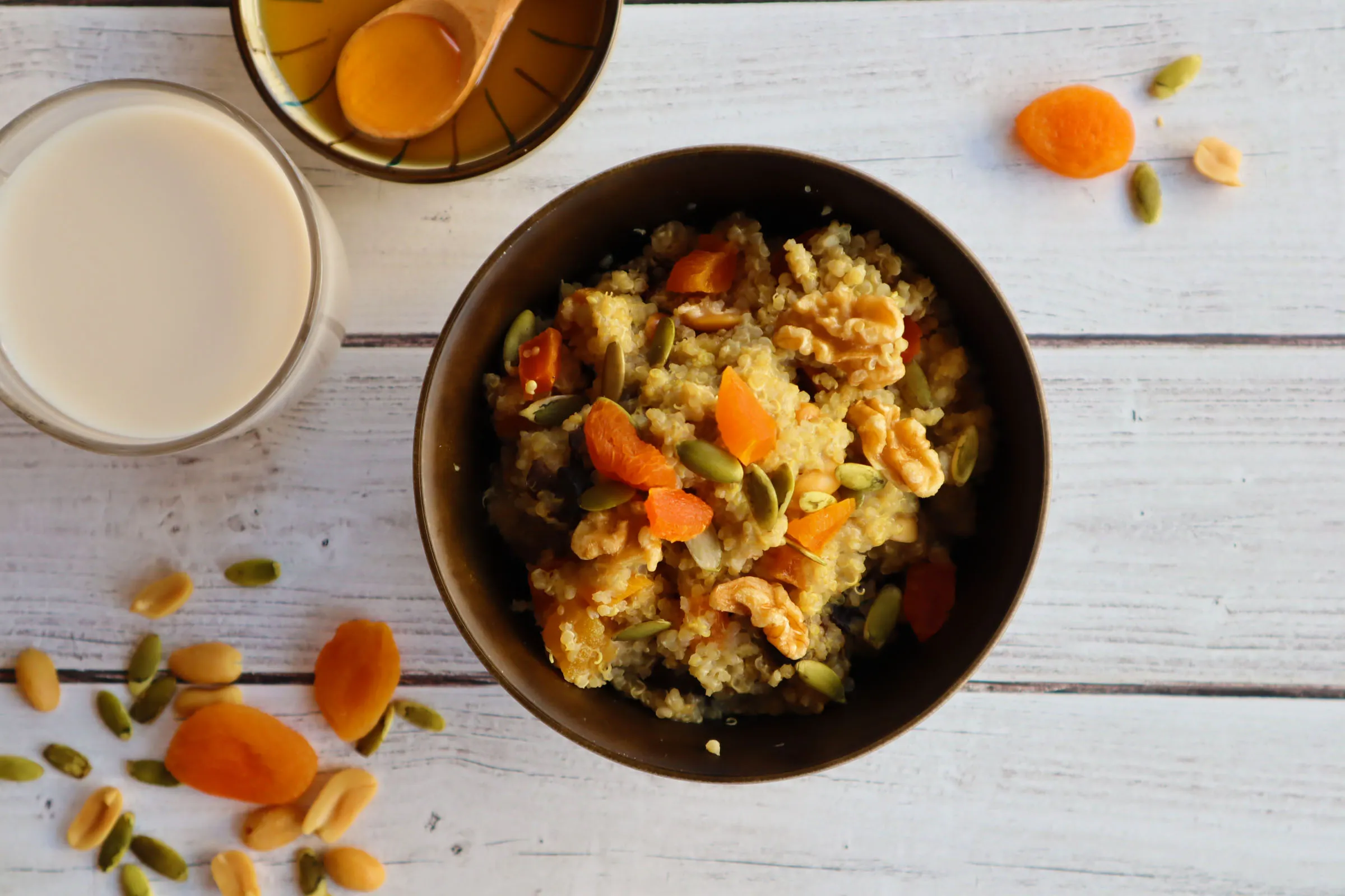 Fruit and Nut Breakfast Quinoa