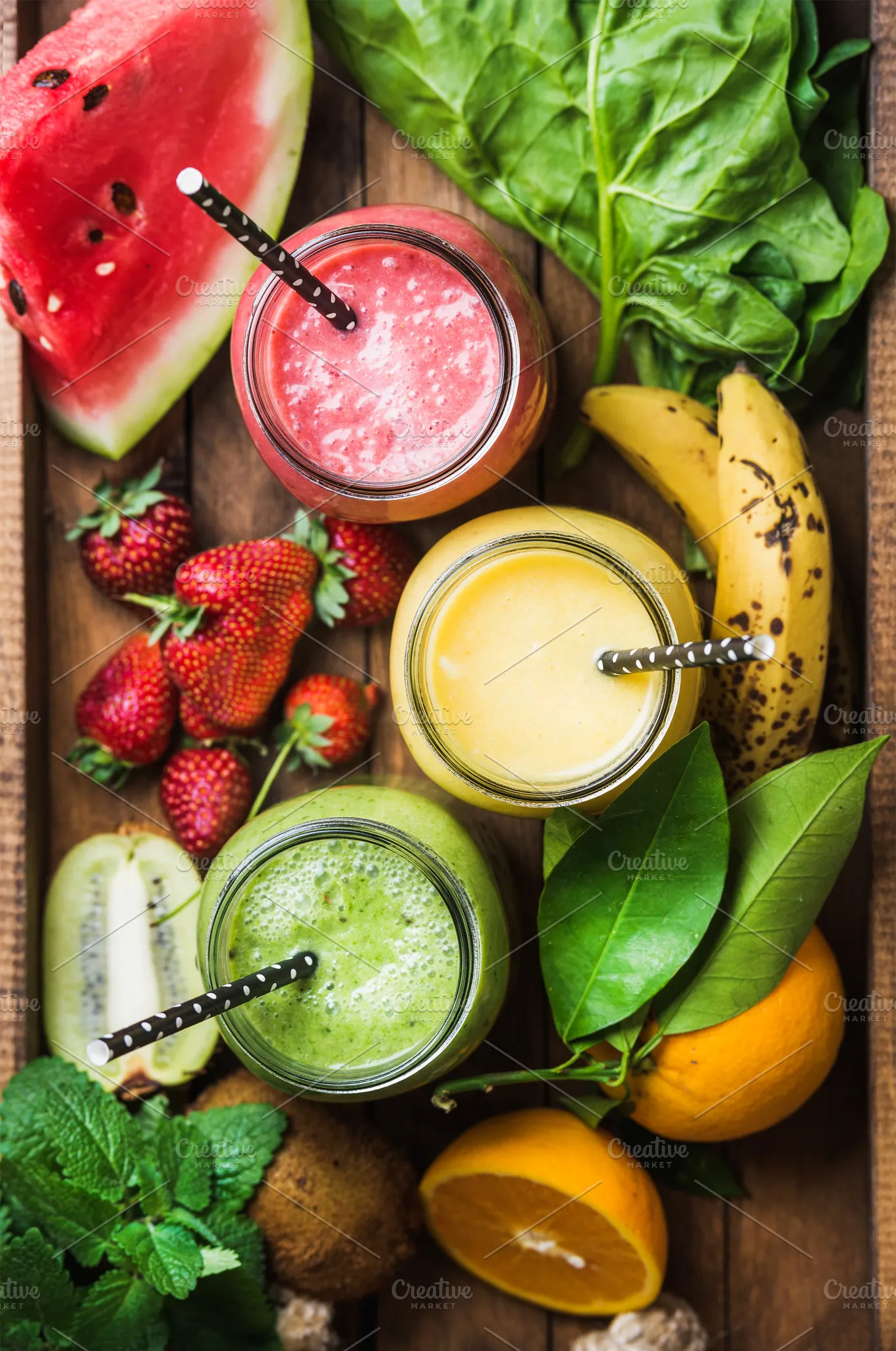 Fruit and Vegetable Smoothies