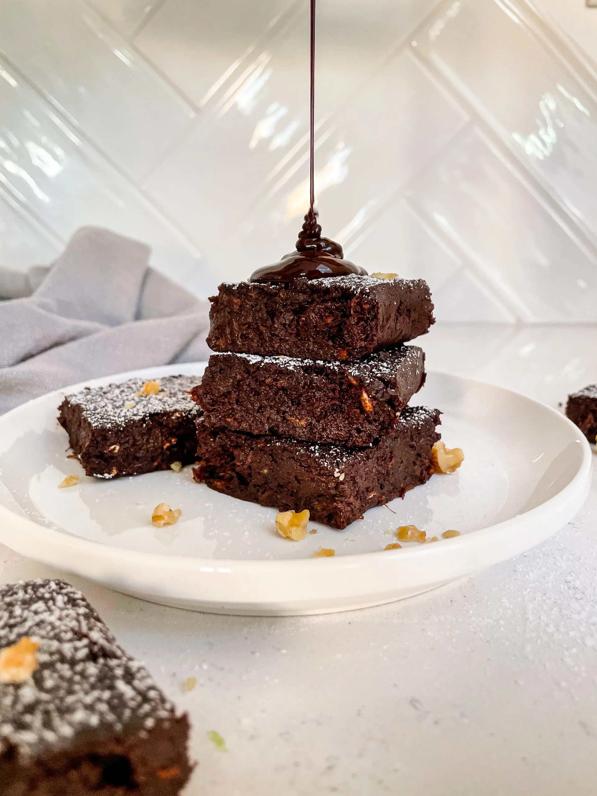 Fudgy Sweet Potato Brownies Vegan