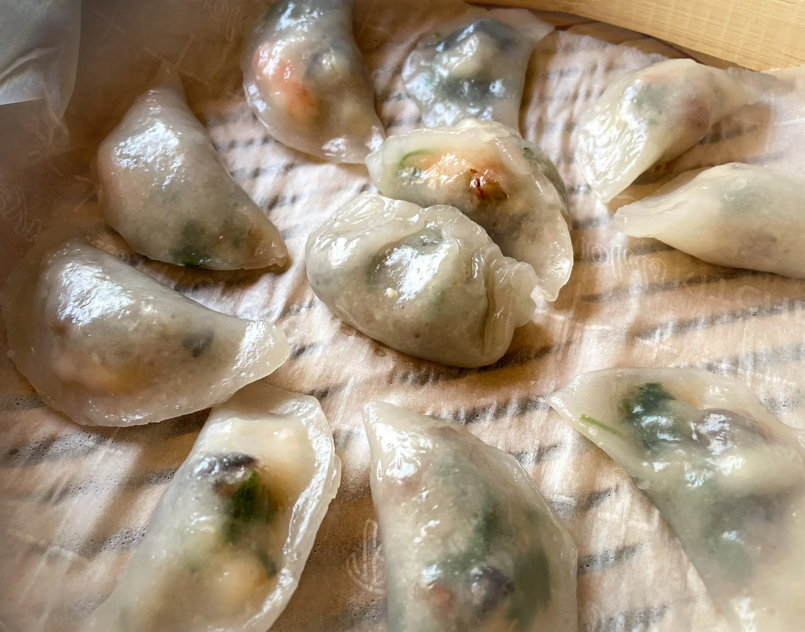 Fun Gwau Steamed Translucent Dumplings