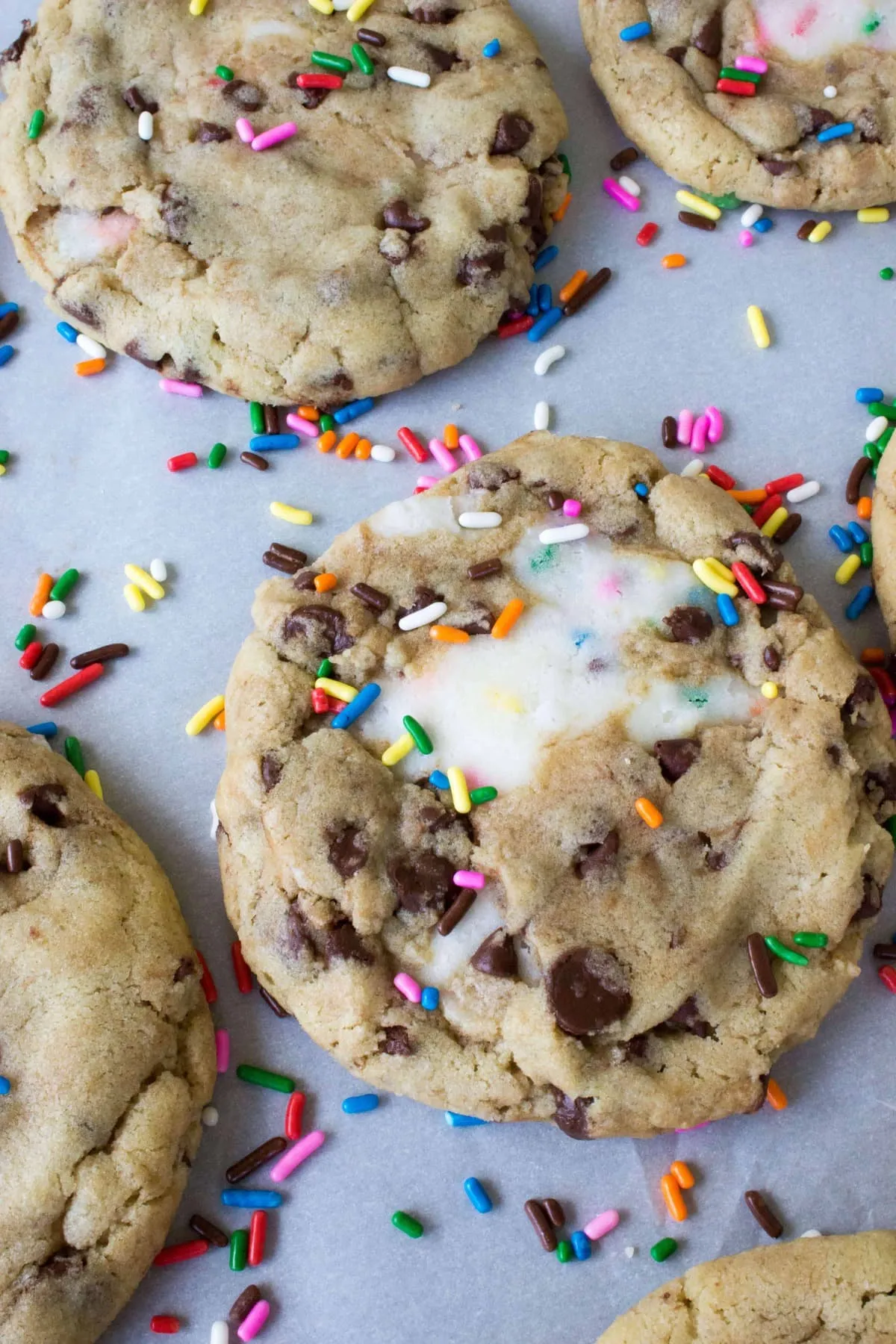 Funfetti Chocolate Chip Cookies