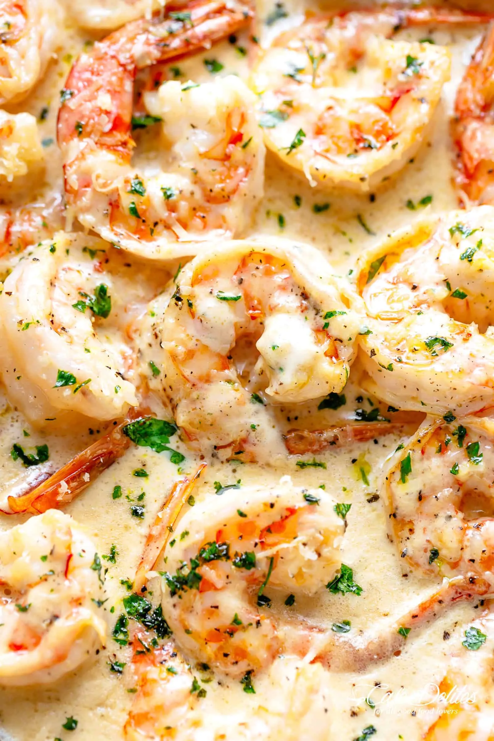 Garlic Butter Shrimp with Creamy Sauce