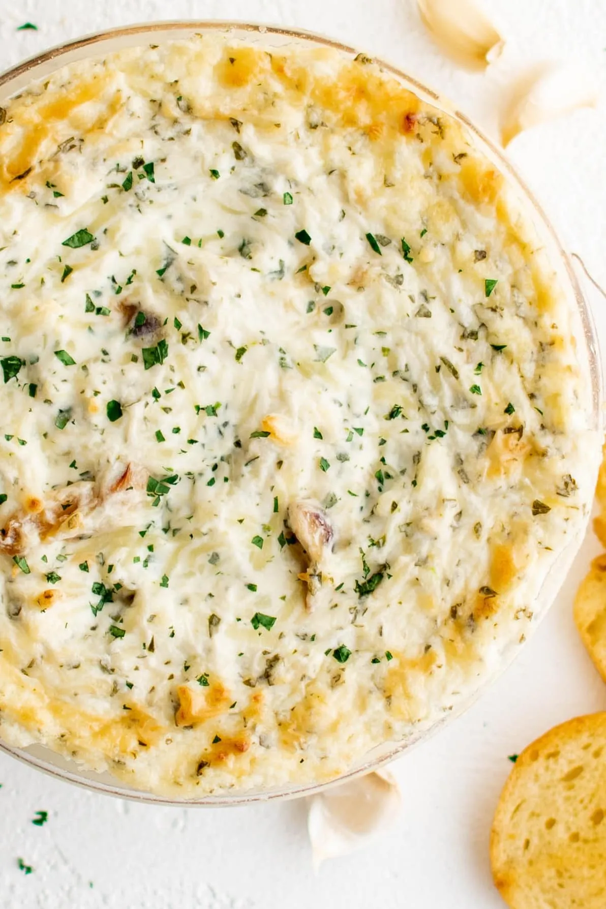 Garlic Cheese and Nut Dip