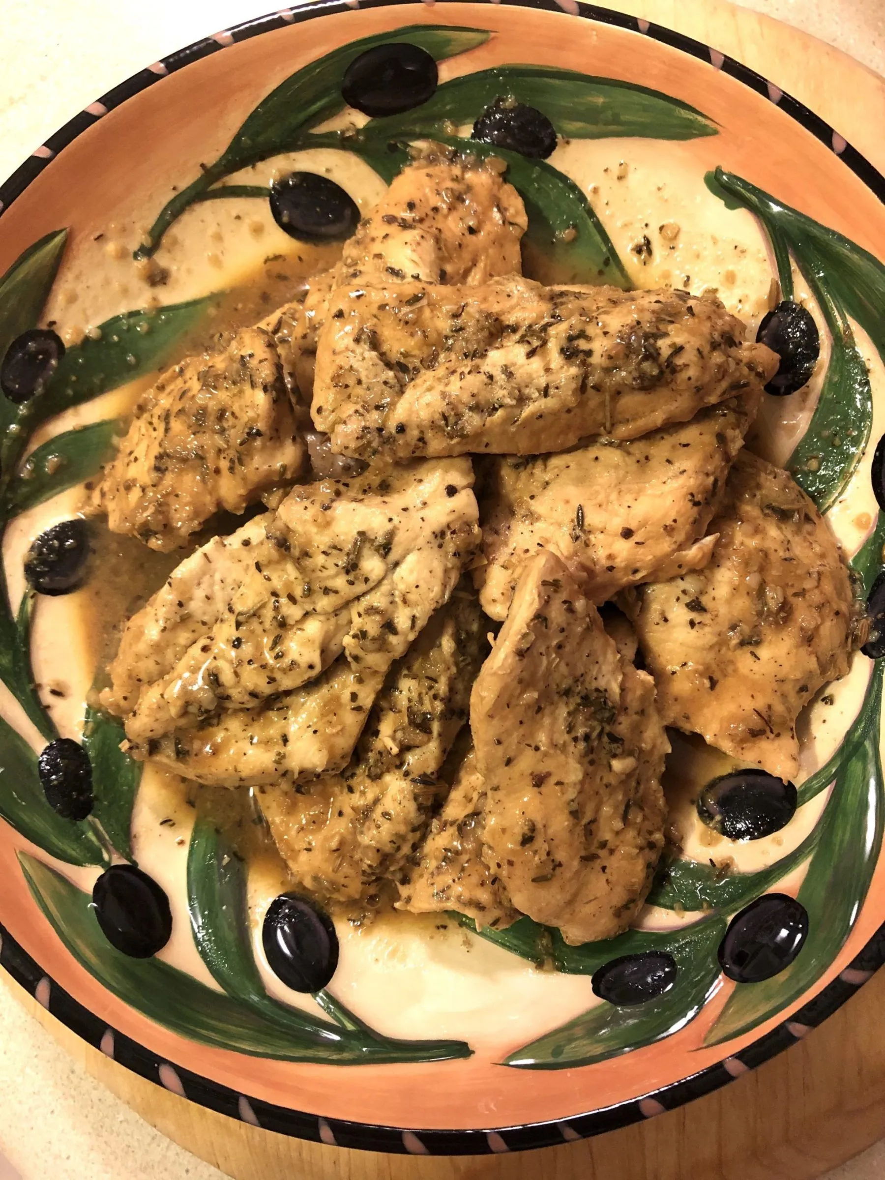 Garlic Chicken with Herbs de Provence