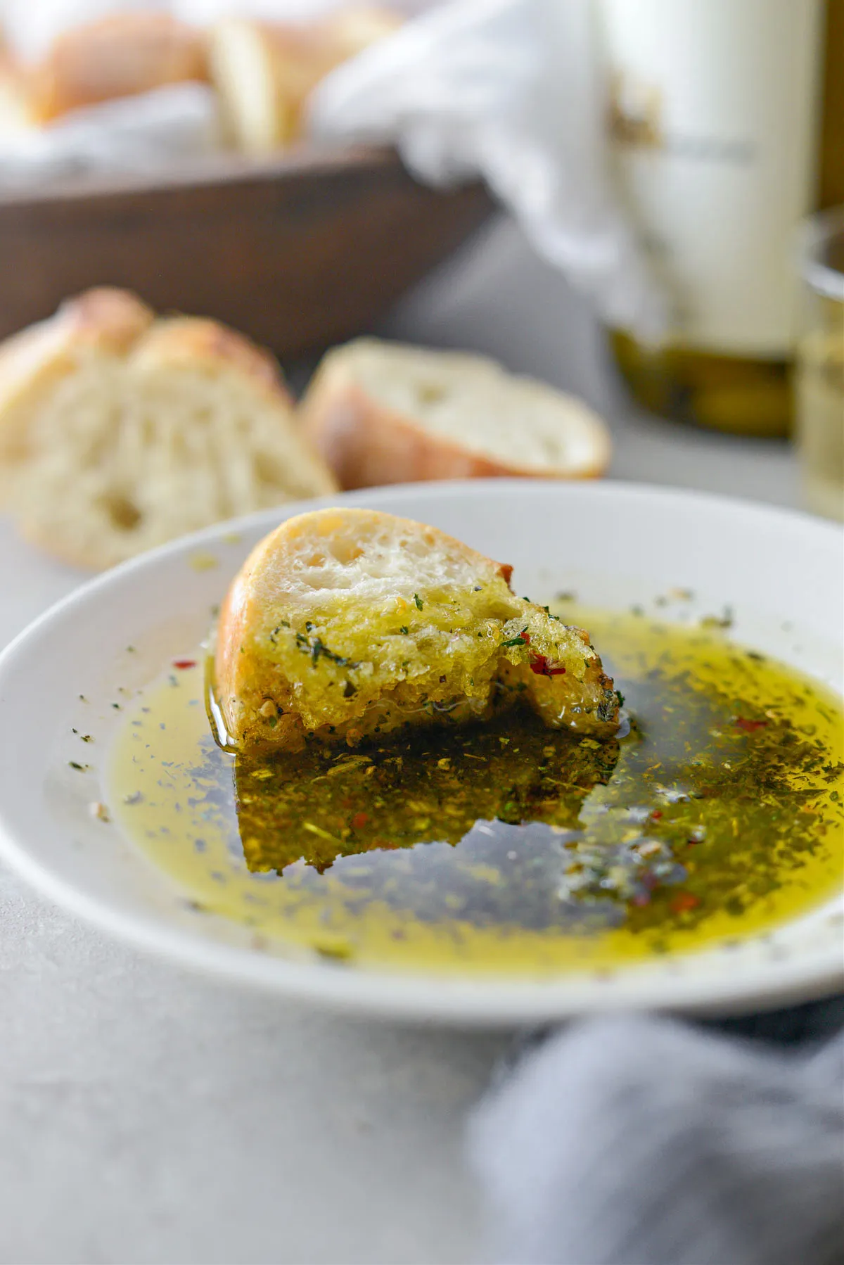 Garlic Herb Olive Oil Bread Dip