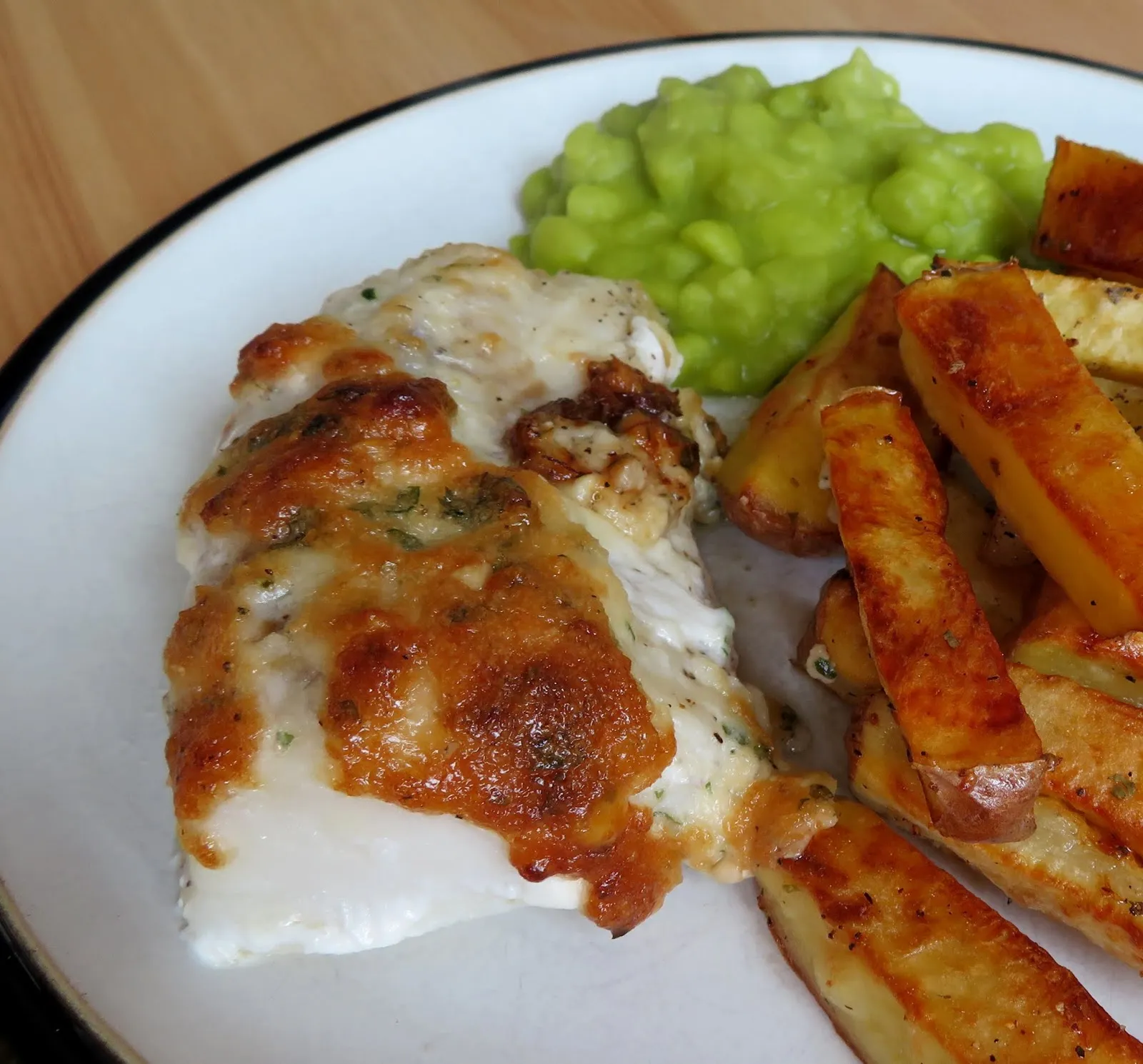 Garlic Herbed Cod Chips