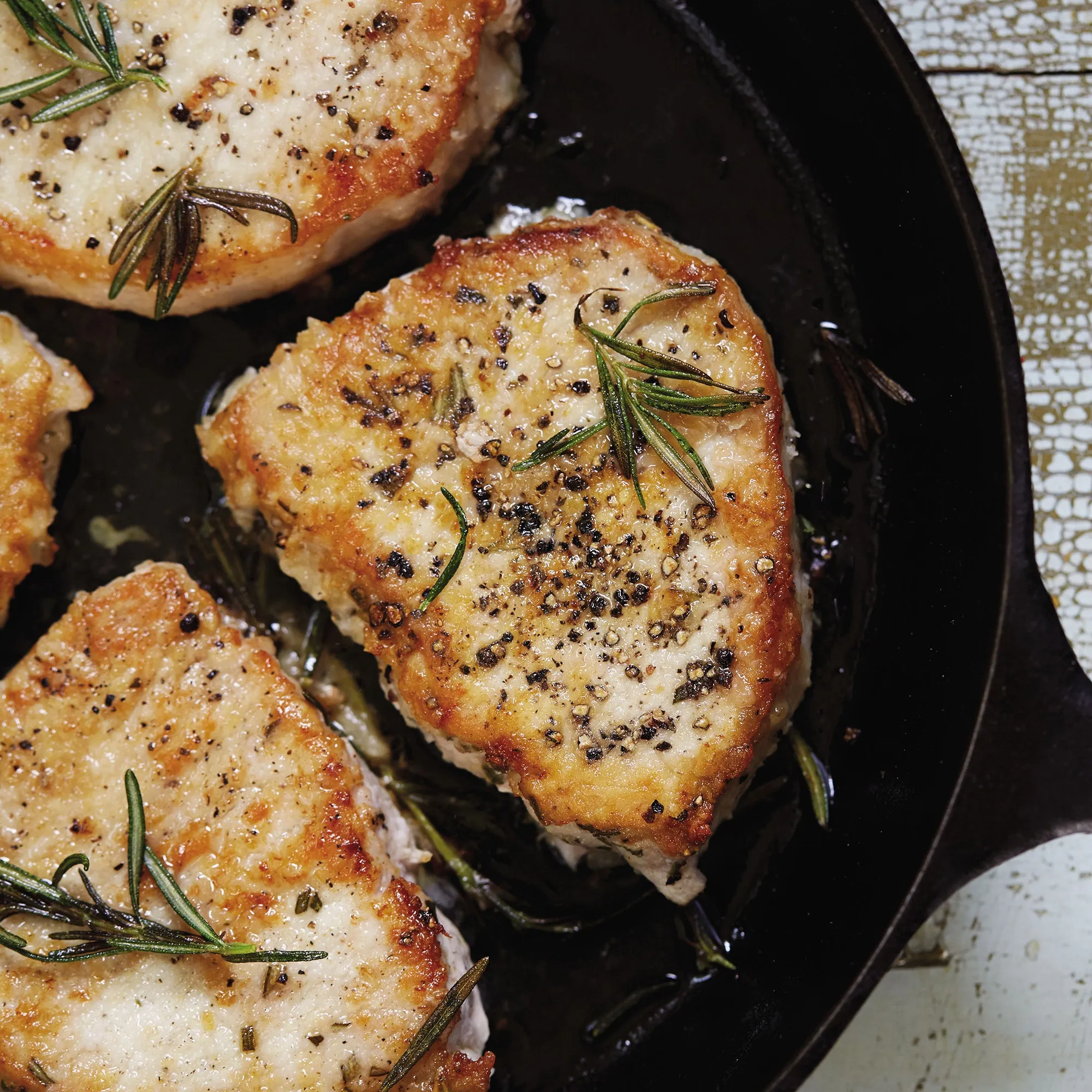 Garlic Rosemary Pork Chops