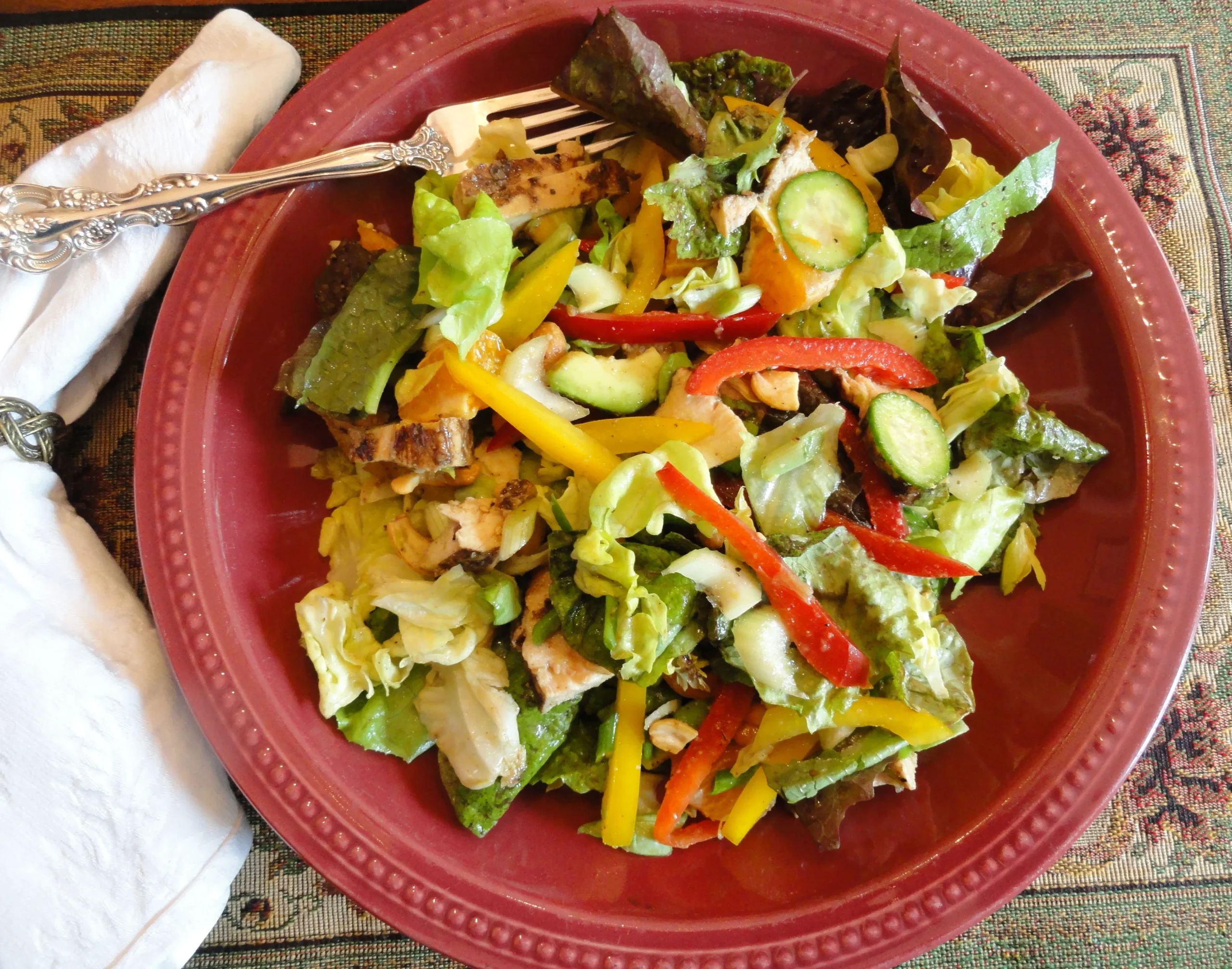 Garlic and Basil Vinaigrette