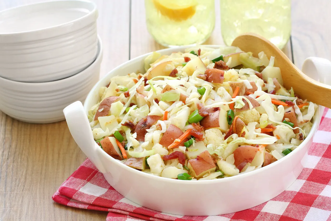 German Cauliflower Potato Salad