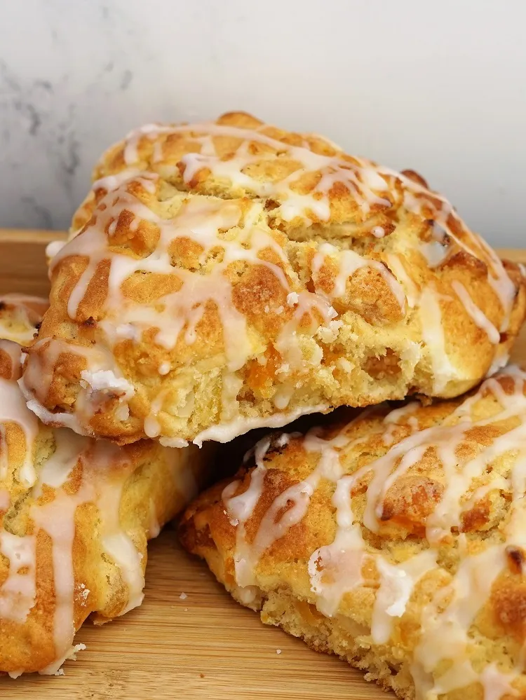 Giant Apricot Walnut Scones