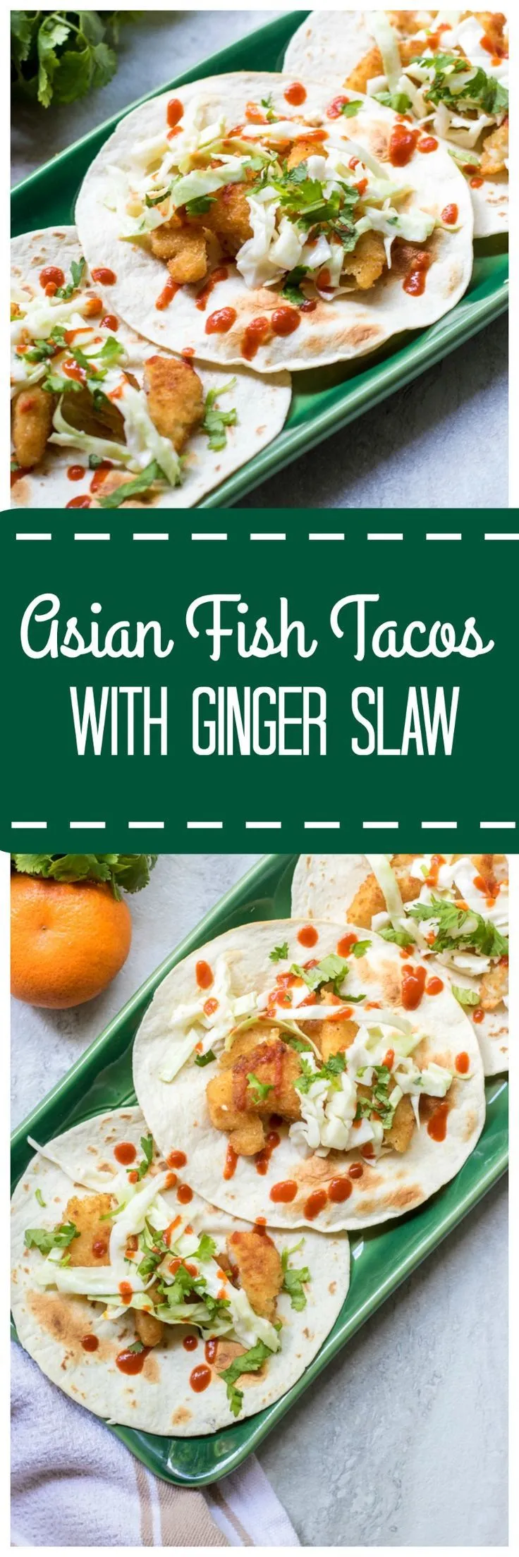 Ginger Sesame Fish Tacos