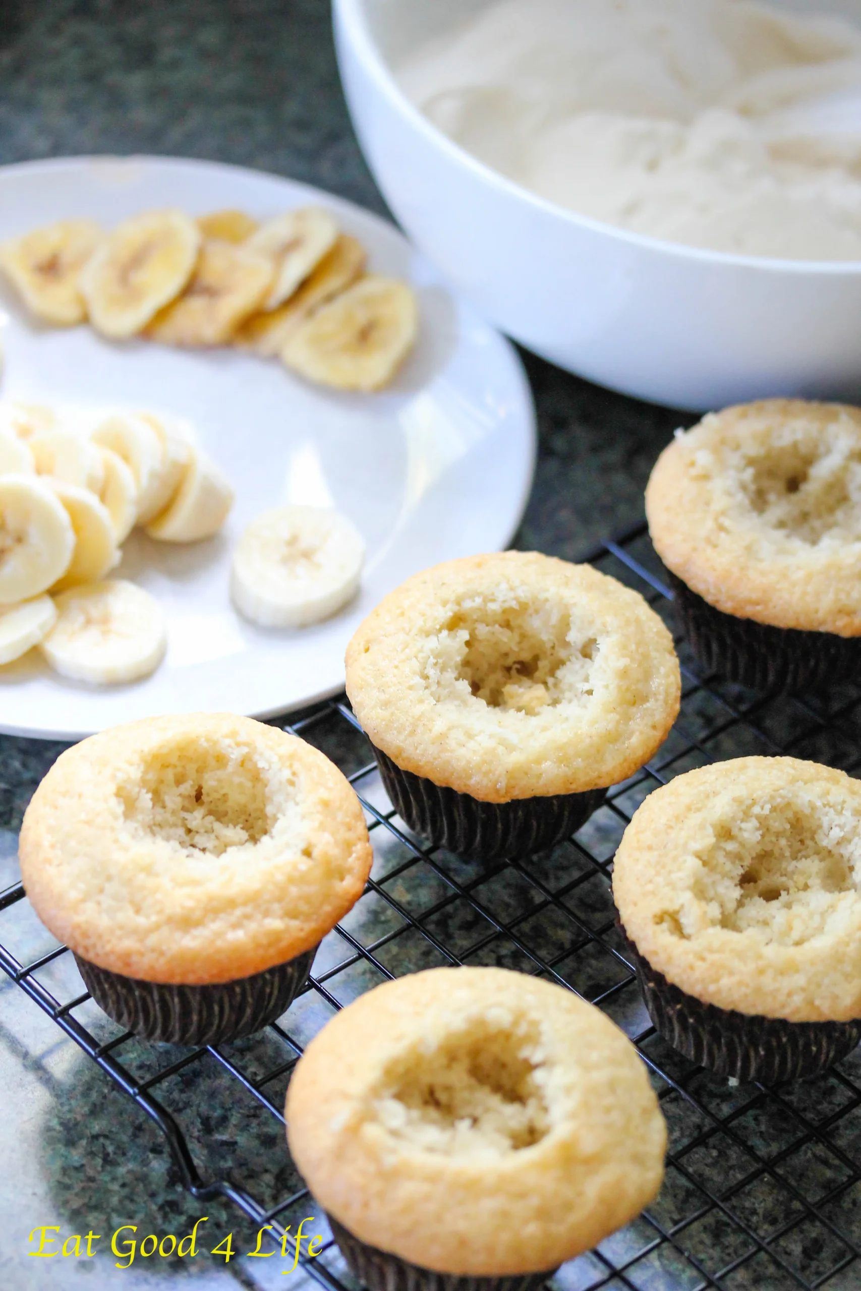 Gluten Free Banana Cupcakes