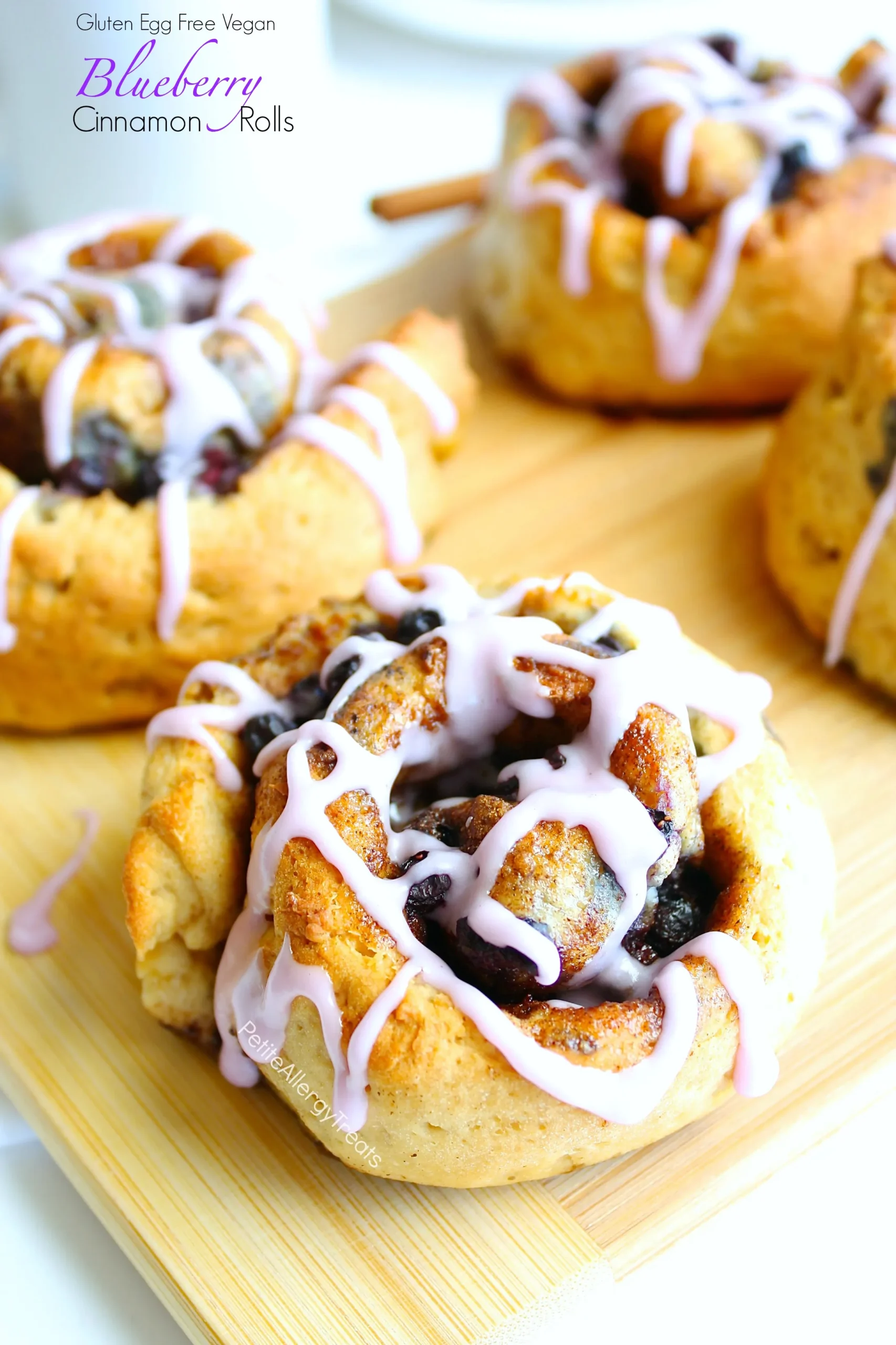 Gluten Free Blueberry Sweet Rolls