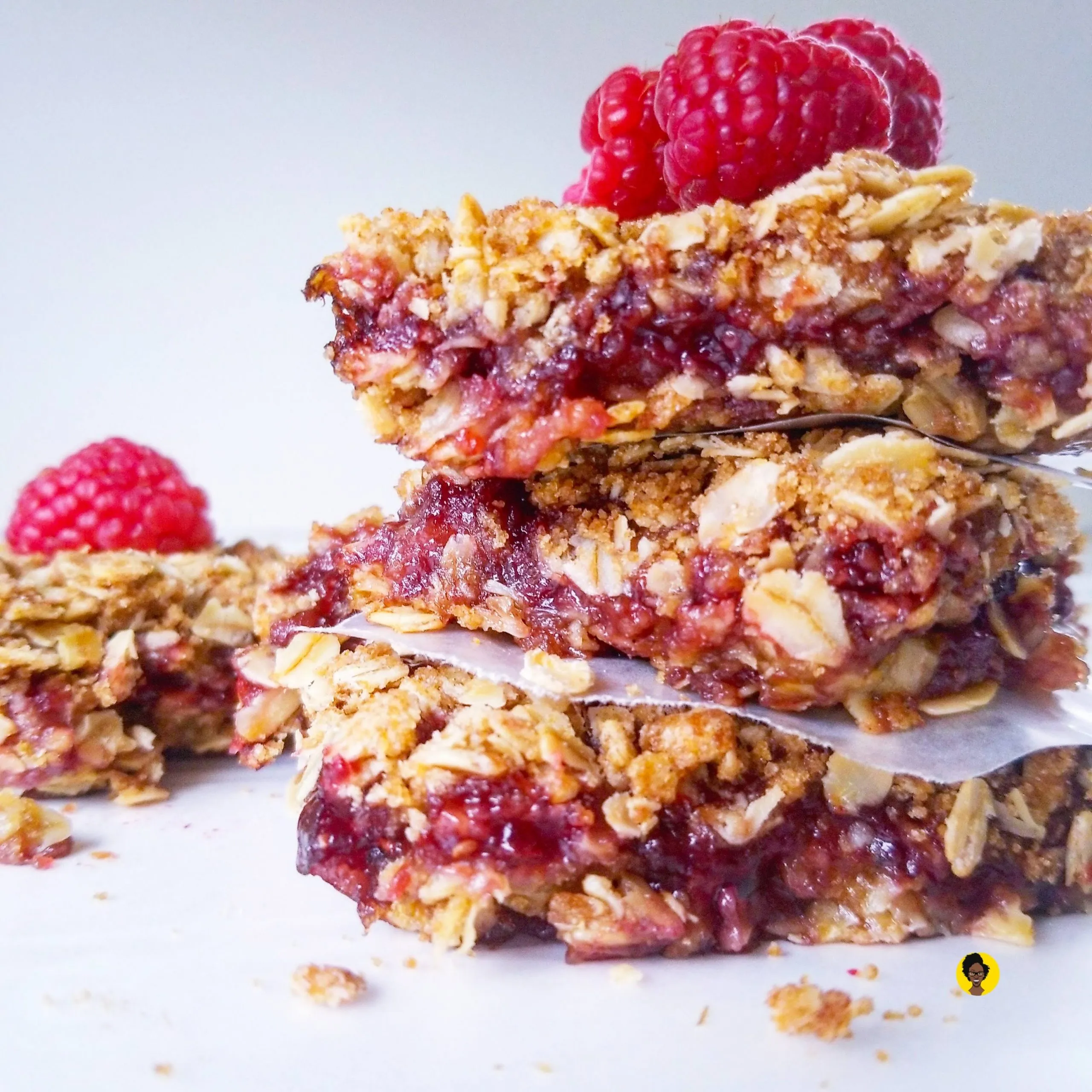 Gluten Free Breakfast Oatmeal Jam Bars