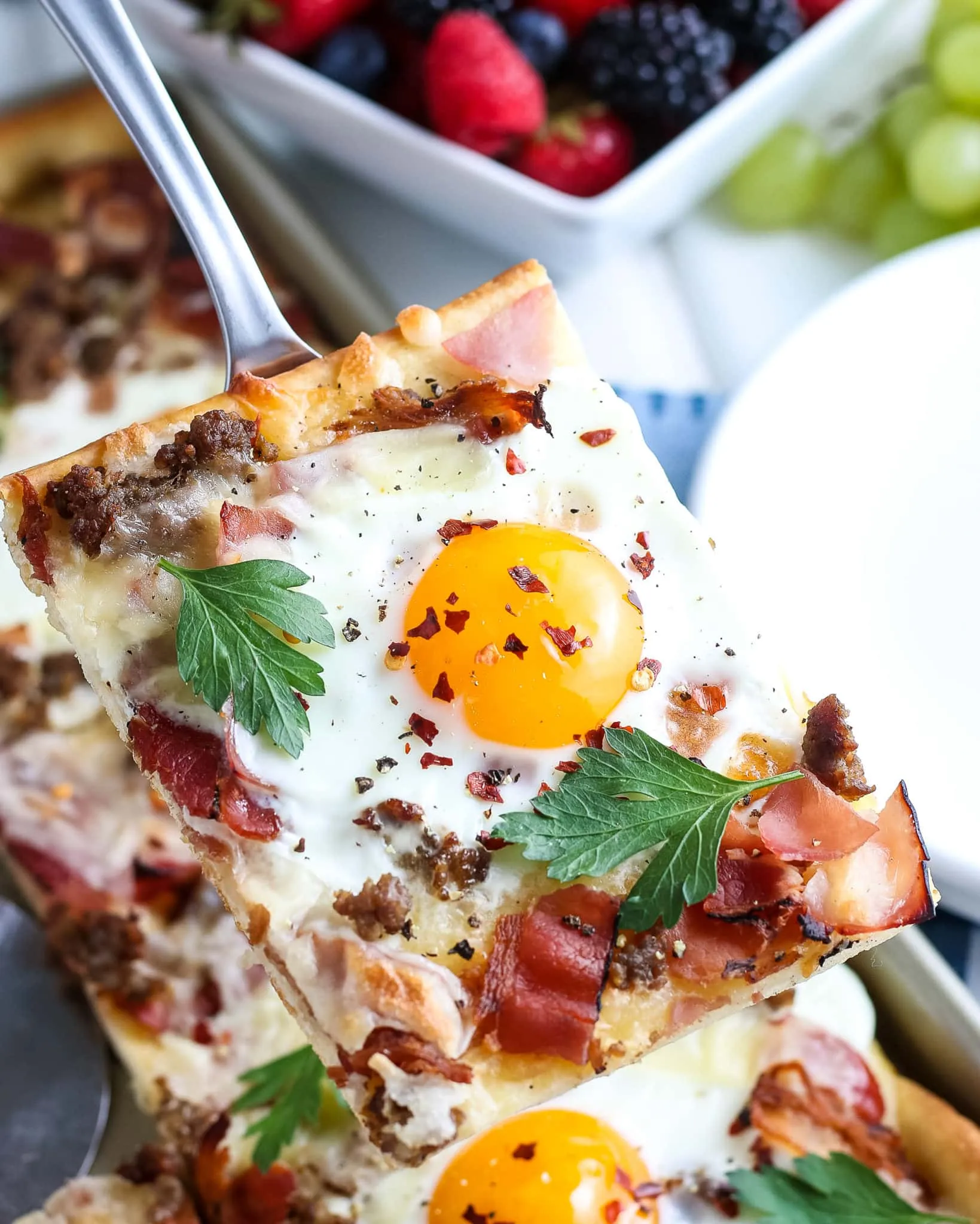 Gluten Free Breakfast Pizza